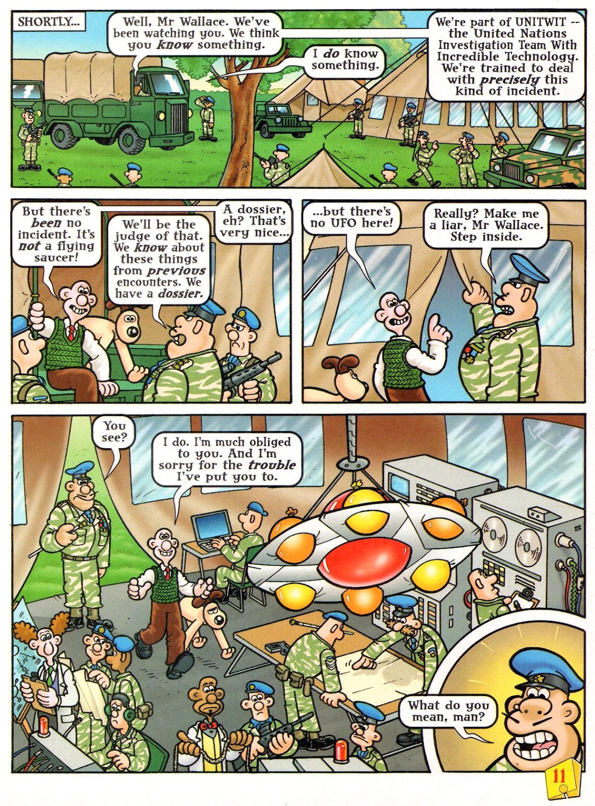 Wallace & Gromit Comic issue 10 - Page 11