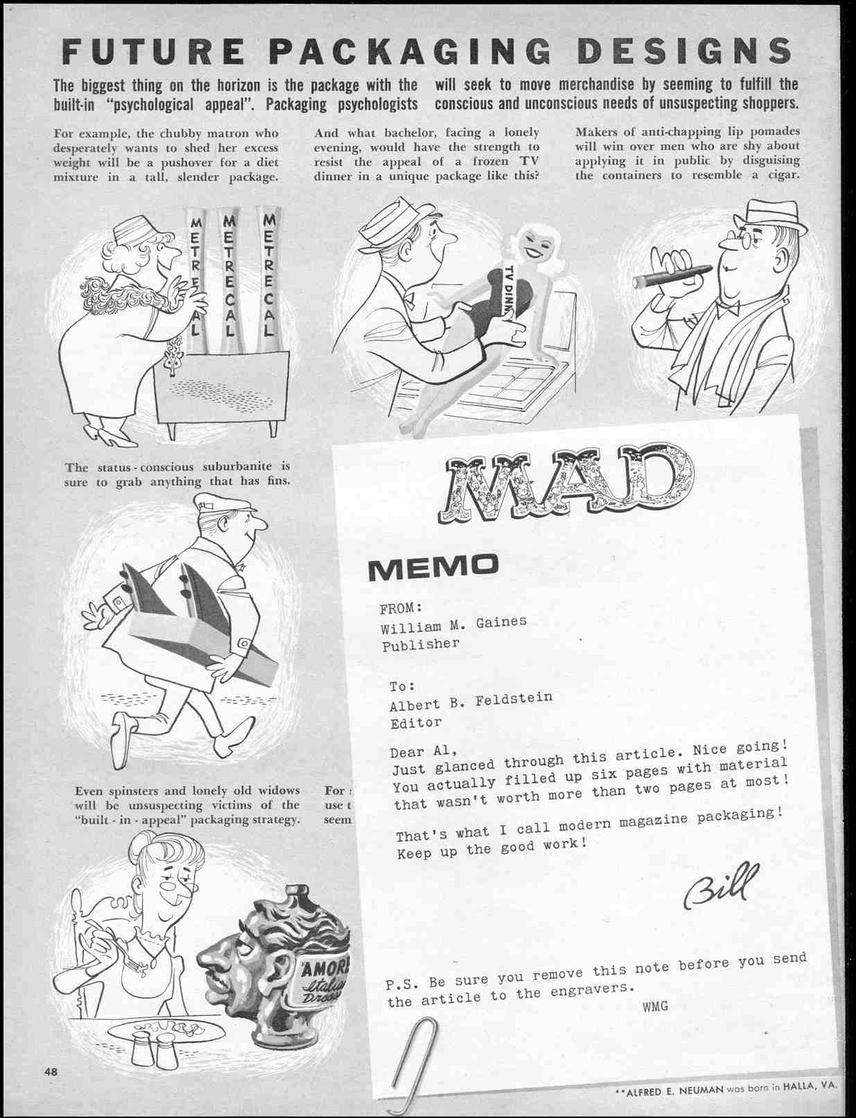 Read online MAD comic -  Issue #73 - 50