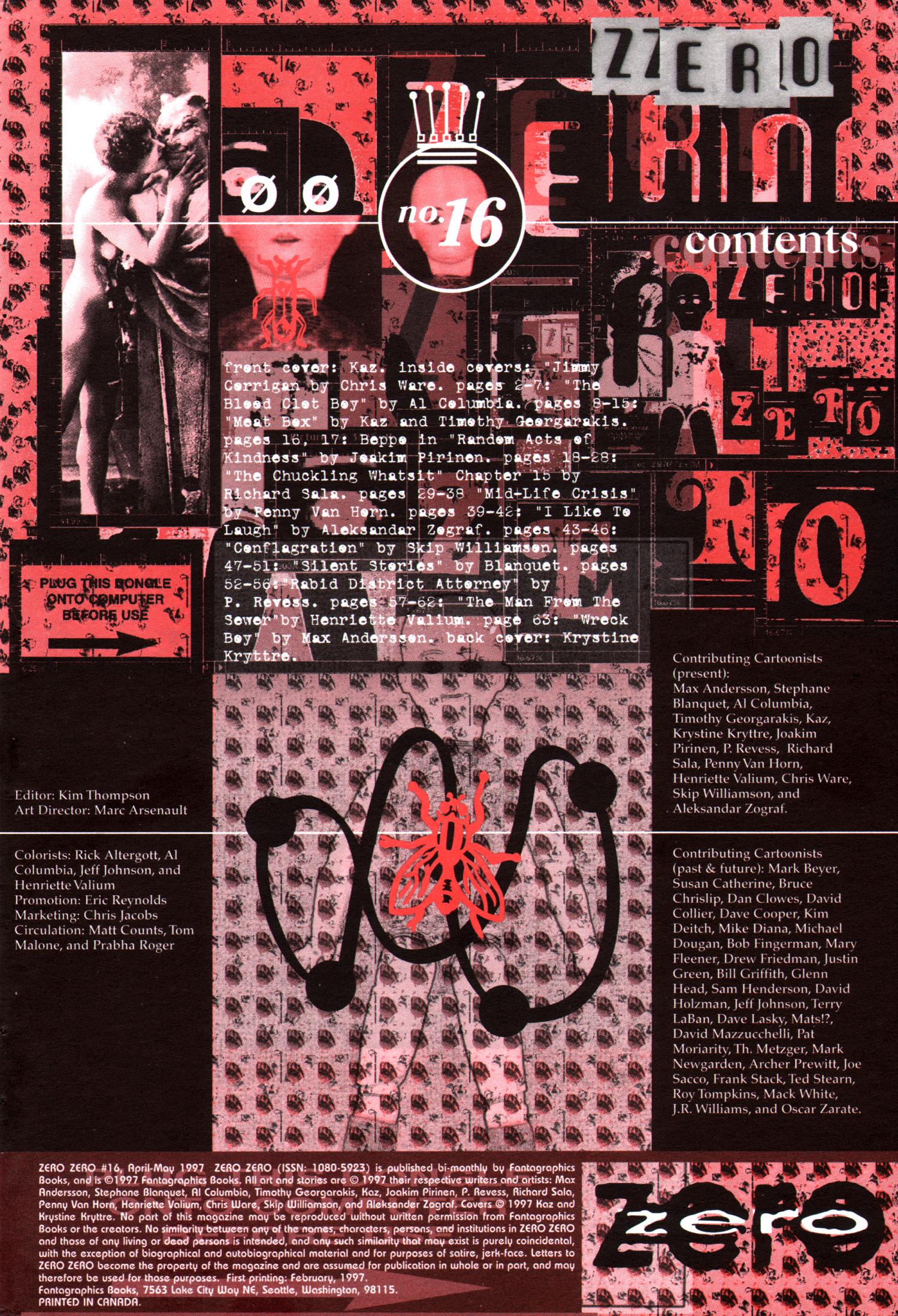 Read online Zero Zero comic -  Issue #16 - 3