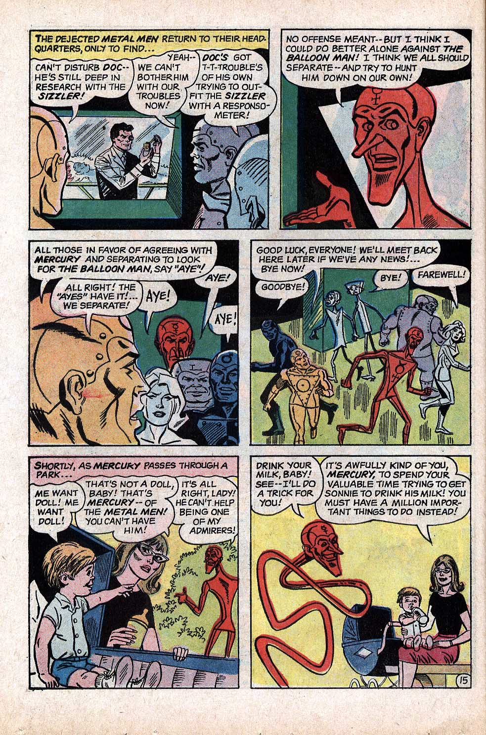 Read online Metal Men (1963) comic -  Issue #24 - 22