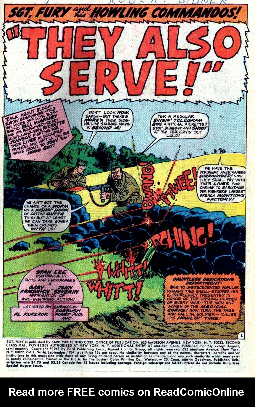 Read online Sgt. Fury comic -  Issue #46 - 3