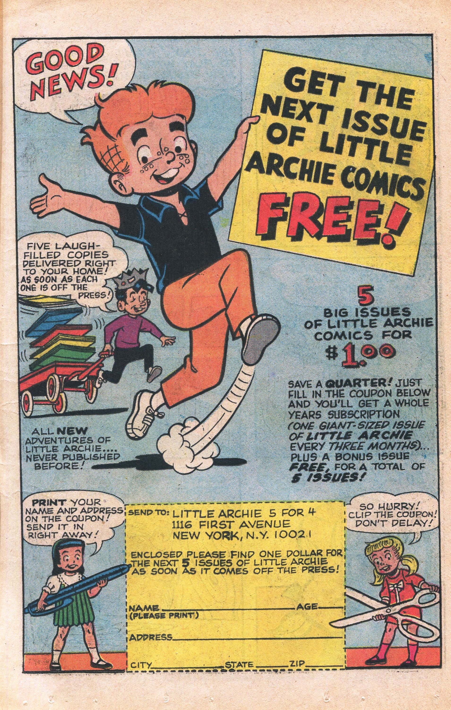 Read online The Adventures of Little Archie comic -  Issue #52 - 31