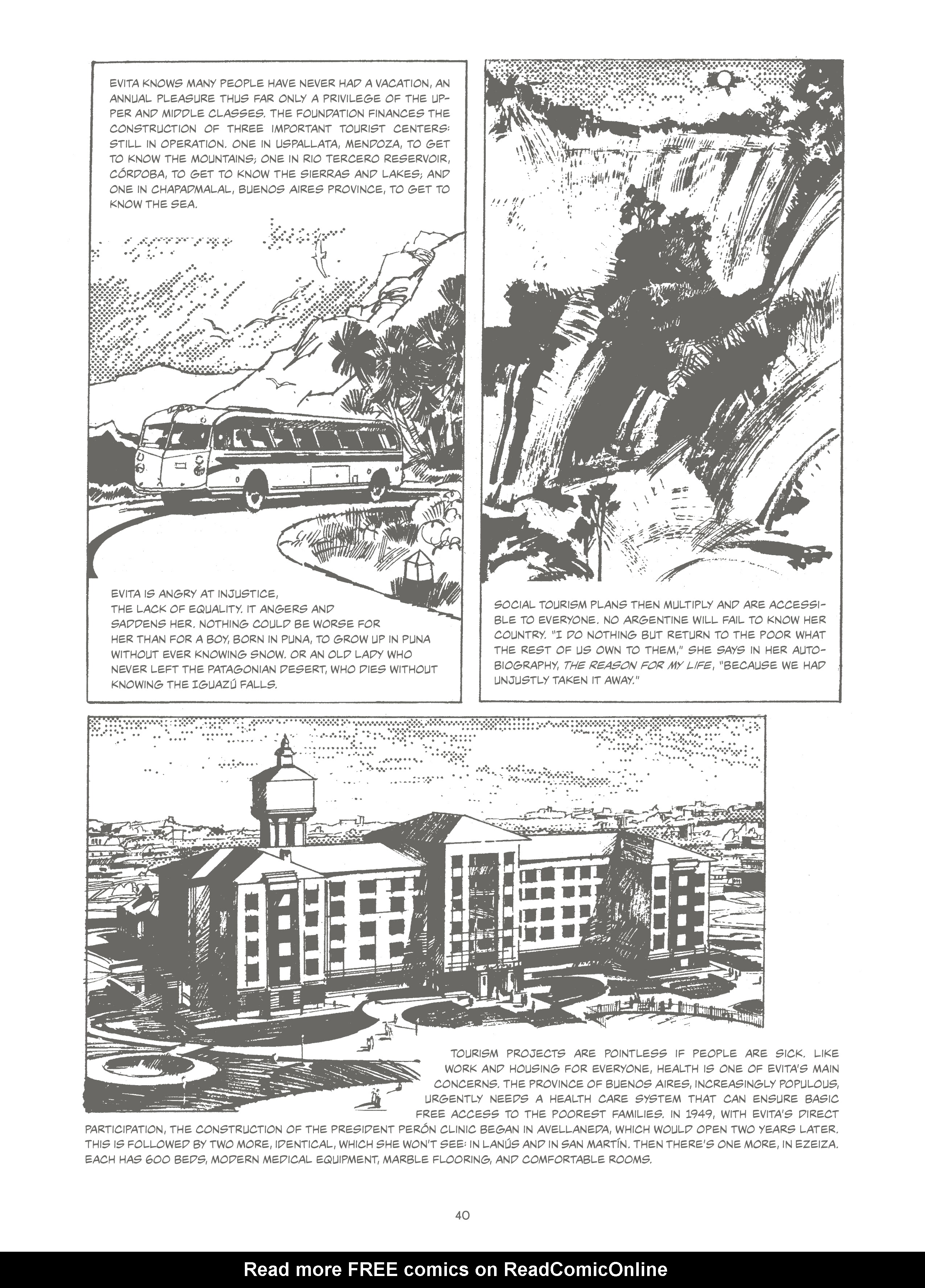 Read online Evita, the Life and Work of Eva Perón comic -  Issue # TPB - 45
