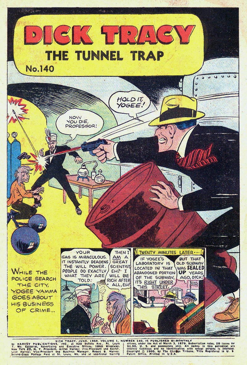 Read online Dick Tracy comic -  Issue #140 - 2