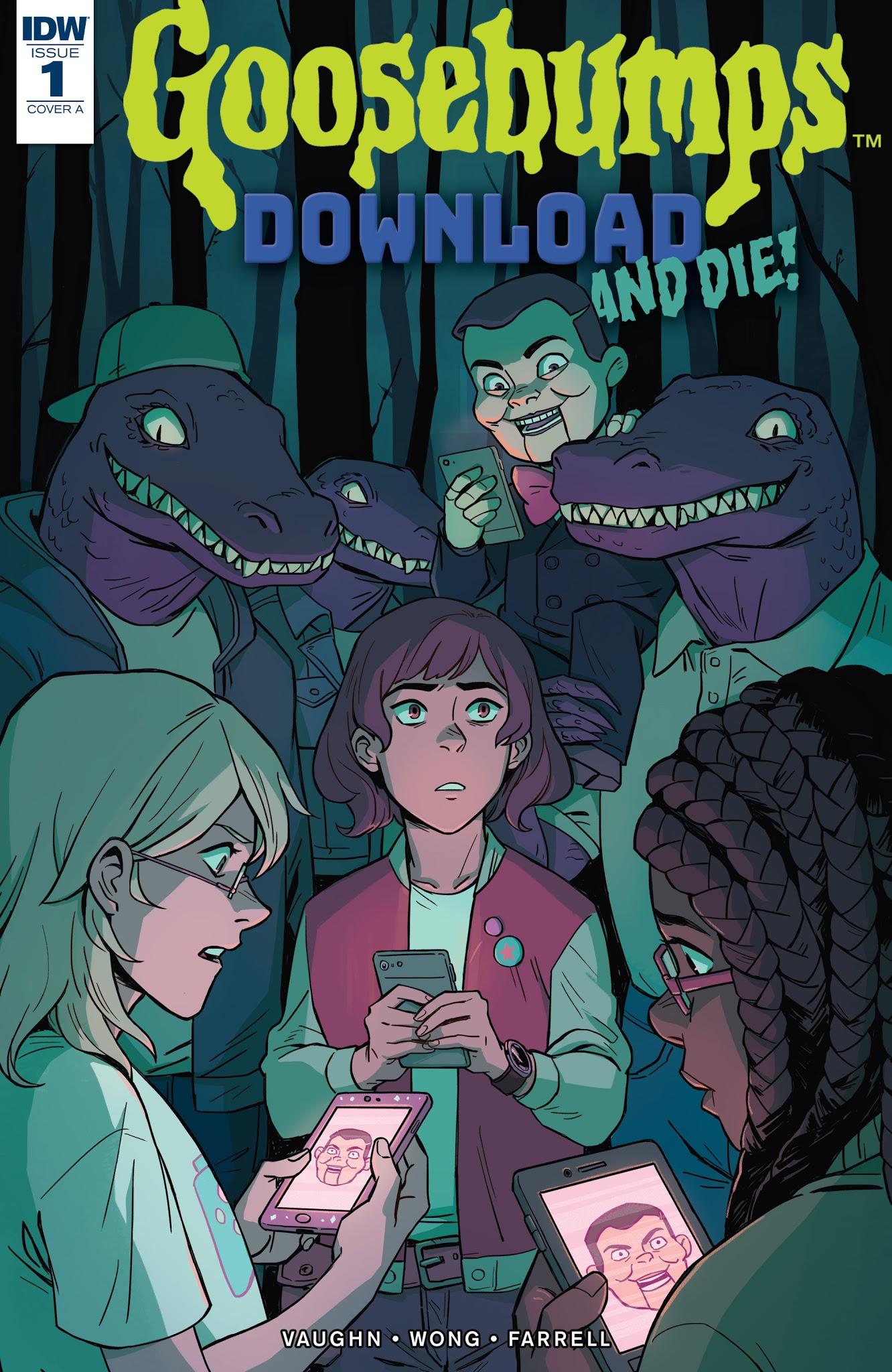 Read online Goosebumps: Download and Die comic -  Issue #1 - 1
