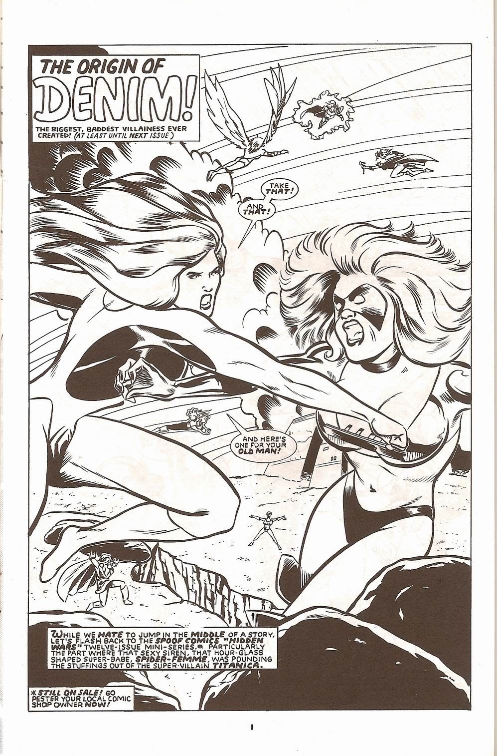 Read online Spider Femme Versus Denim comic -  Issue # Full - 3