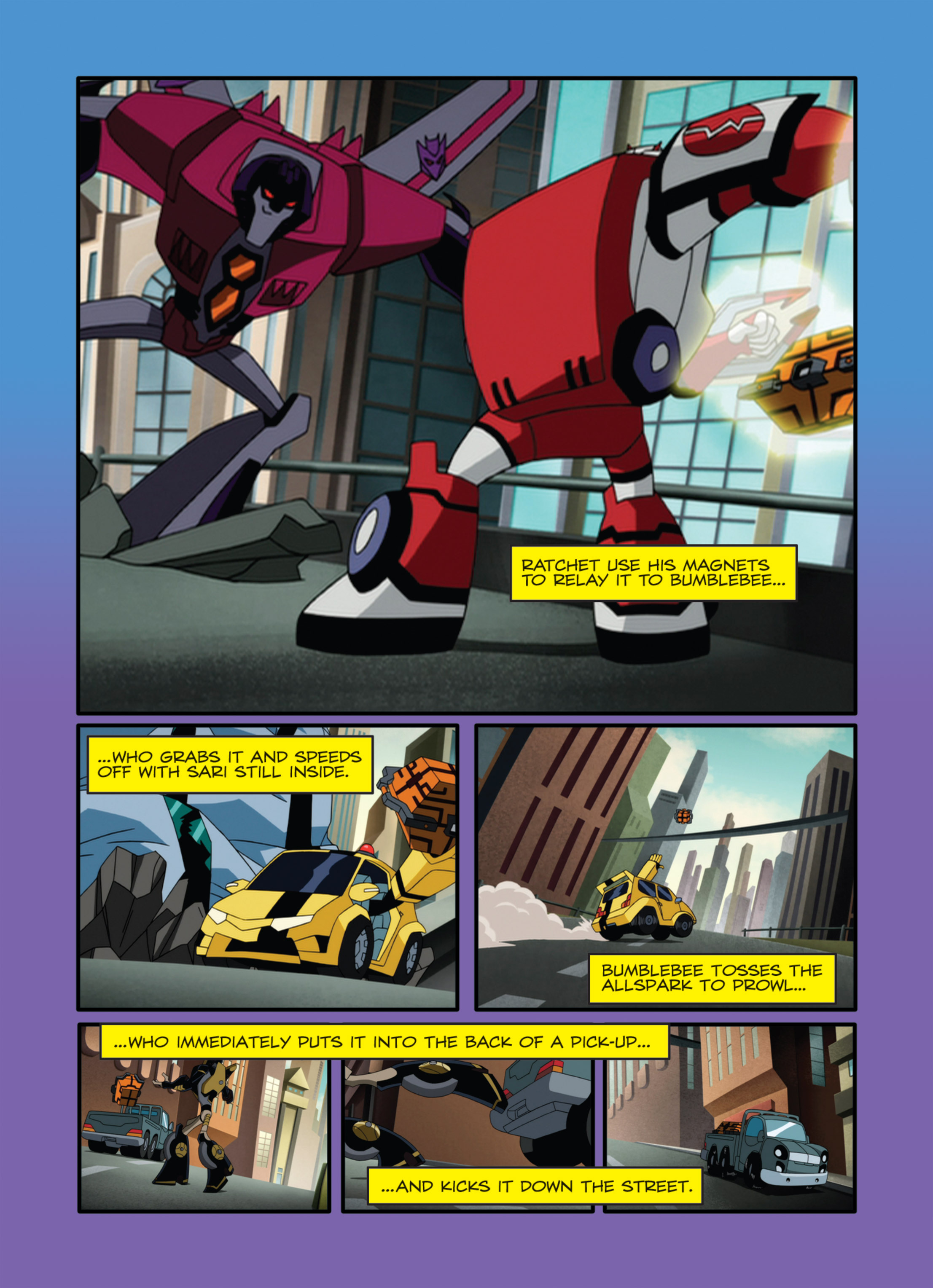 Read online Transformers Animated comic -  Issue #1 - 104