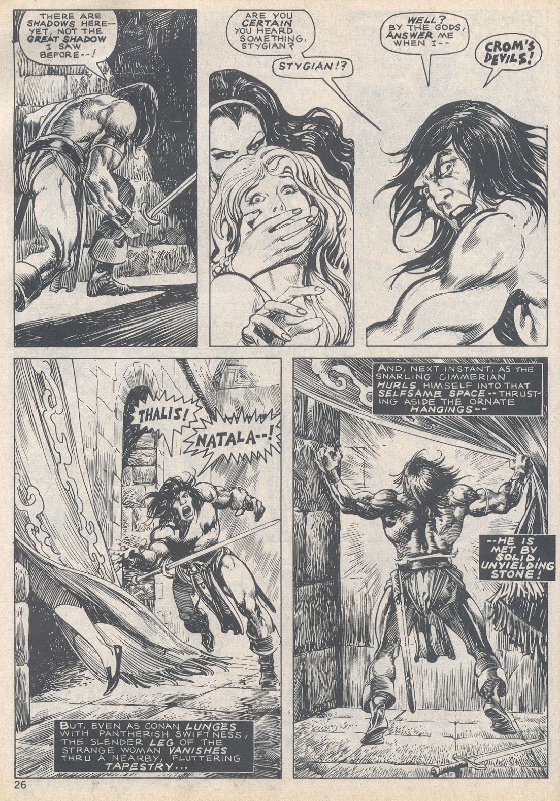 Read online The Savage Sword Of Conan comic -  Issue #20 - 26