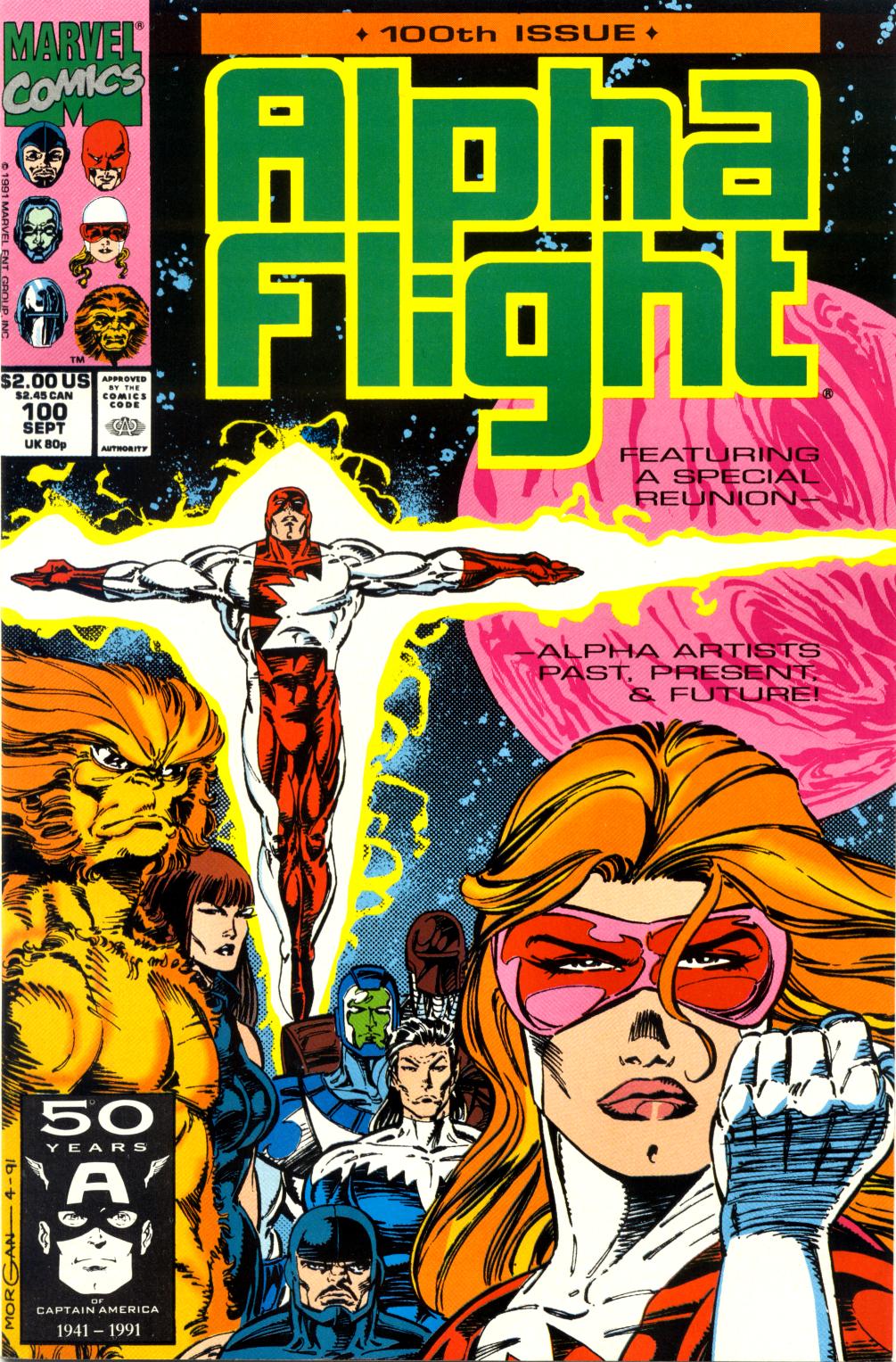 Read online Alpha Flight (1983) comic -  Issue #100 - 1