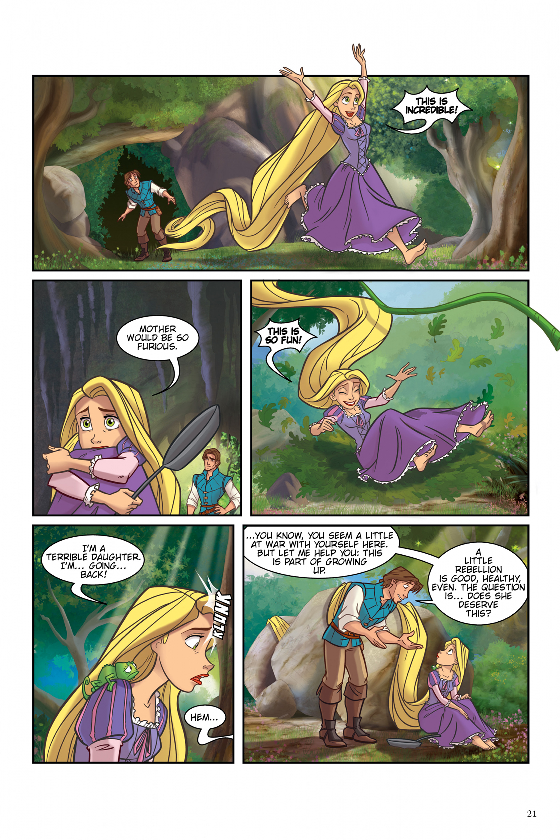 Read online Disney Tangled: The Story of the Movie in Comics comic -  Issue # Full - 23
