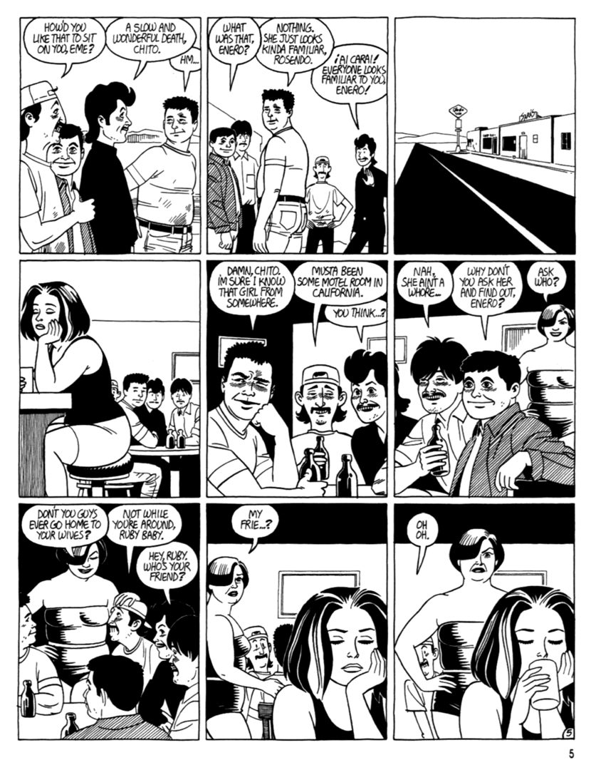 Read online Love and Rockets (1982) comic -  Issue #40 - 7