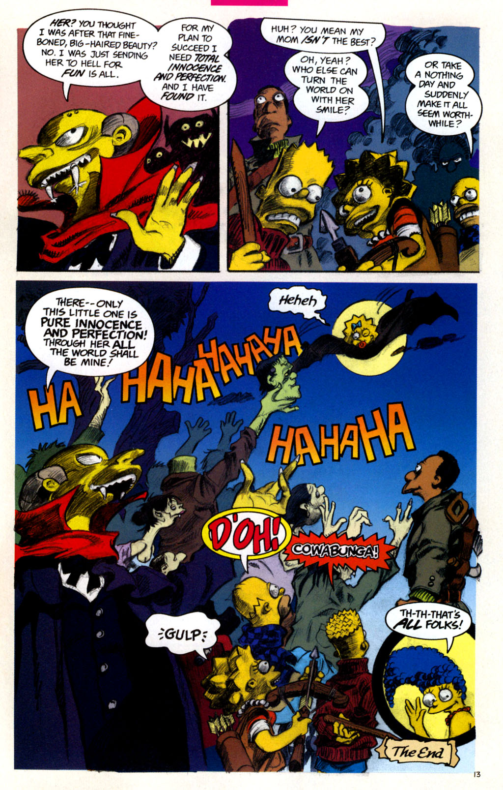 Read online Treehouse of Horror comic -  Issue #11 - 16