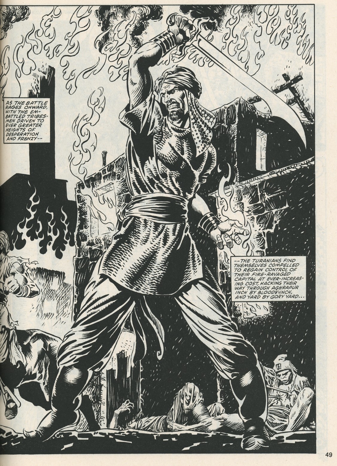 Read online The Savage Sword Of Conan comic -  Issue #112 - 51