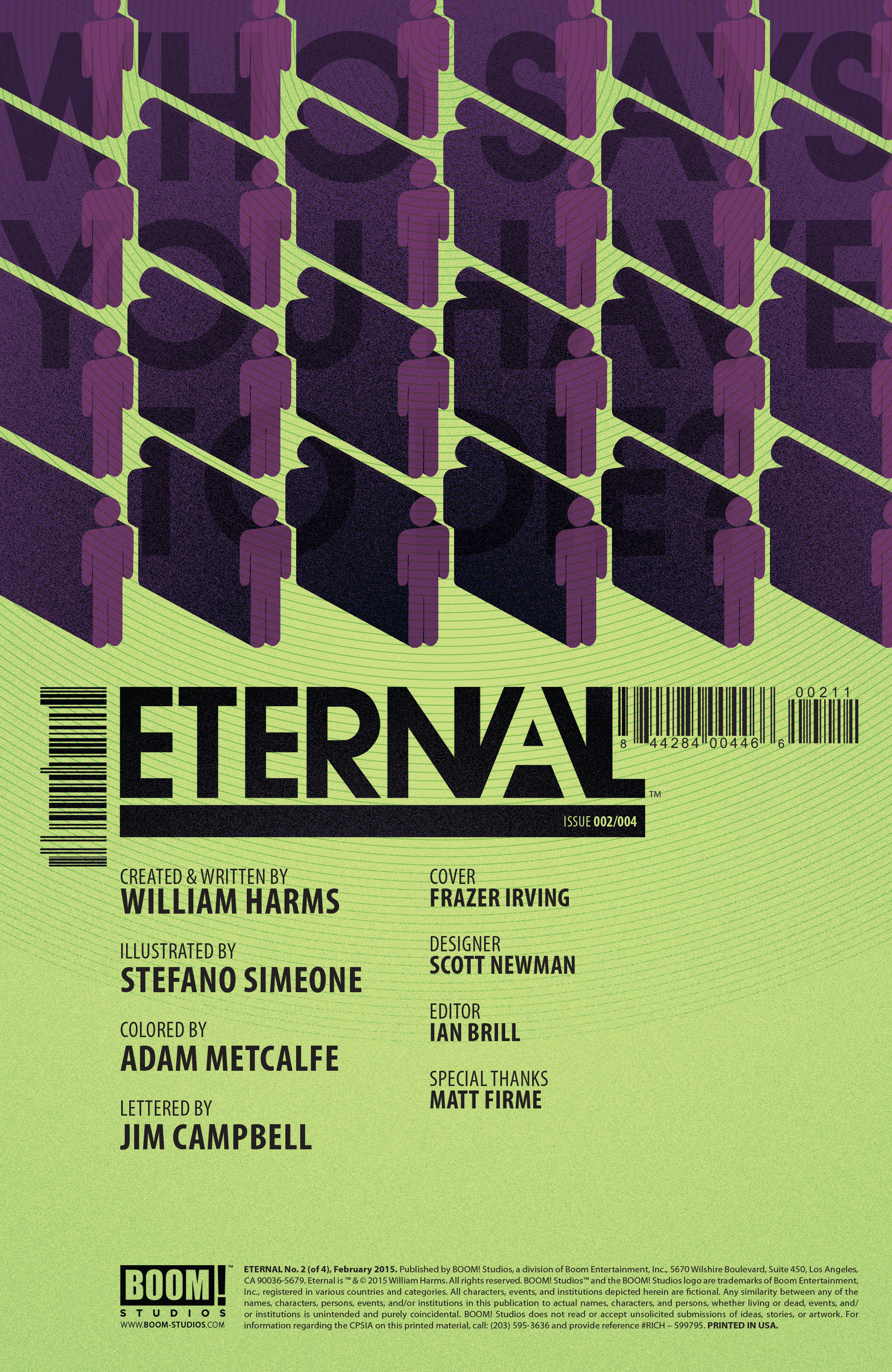 Read online Eternal (2014) comic -  Issue #2 - 2