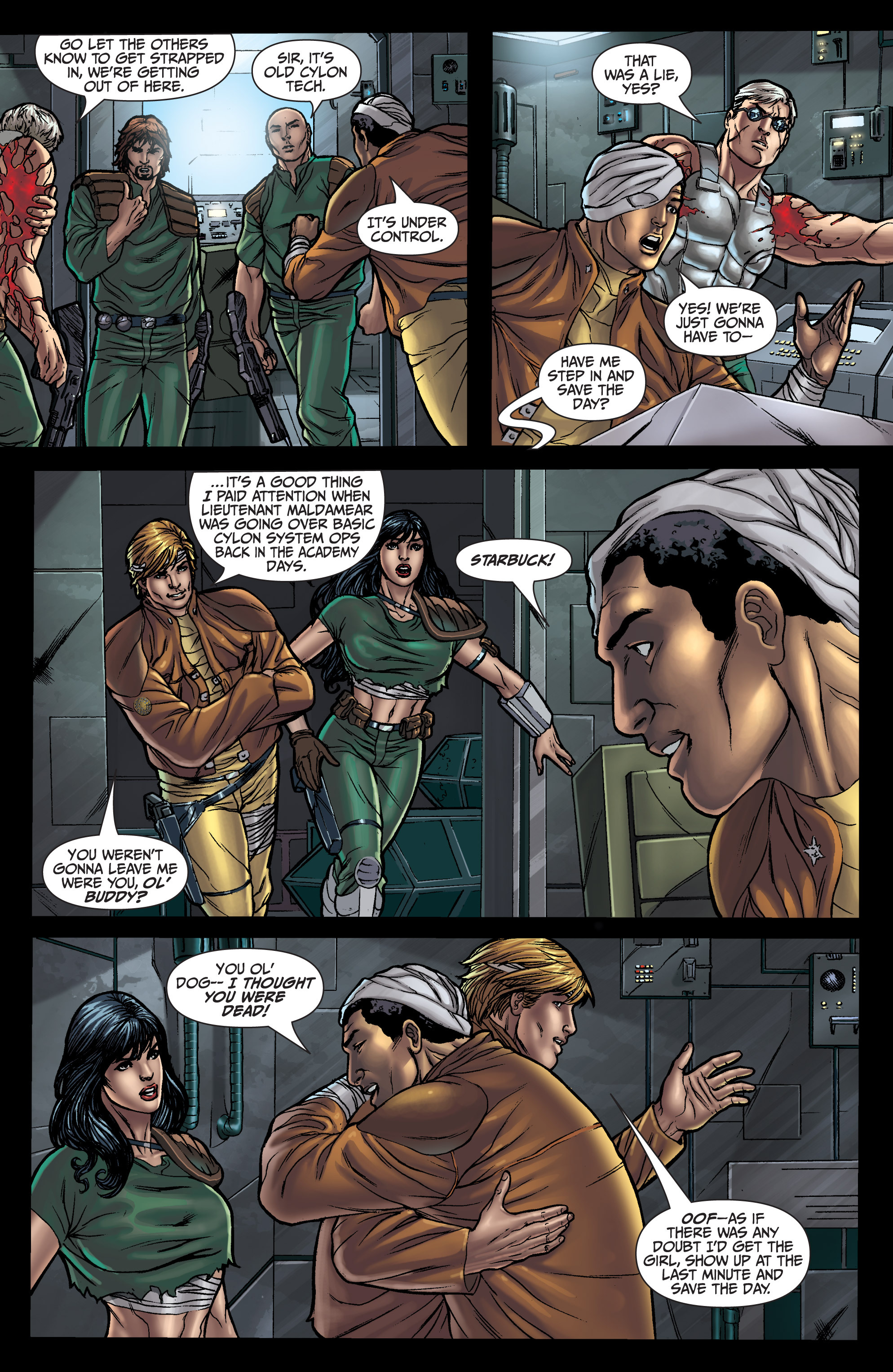 Read online Classic Battlestar Galactica (2006) comic -  Issue #4 - 11