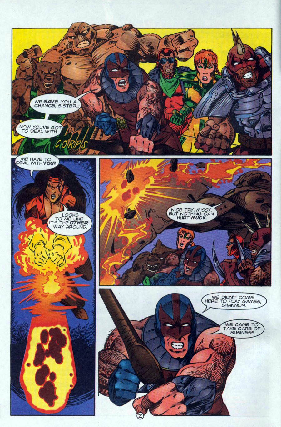 Read online Ex-Mutants comic -  Issue #18 - 3