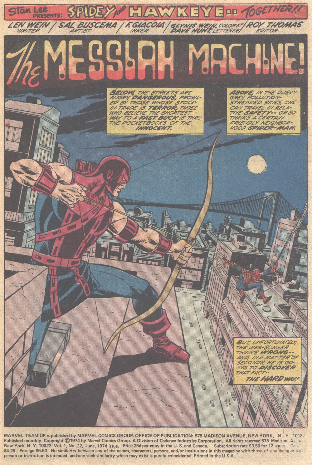 Read online Marvel Team-Up (1972) comic -  Issue #22 - 2