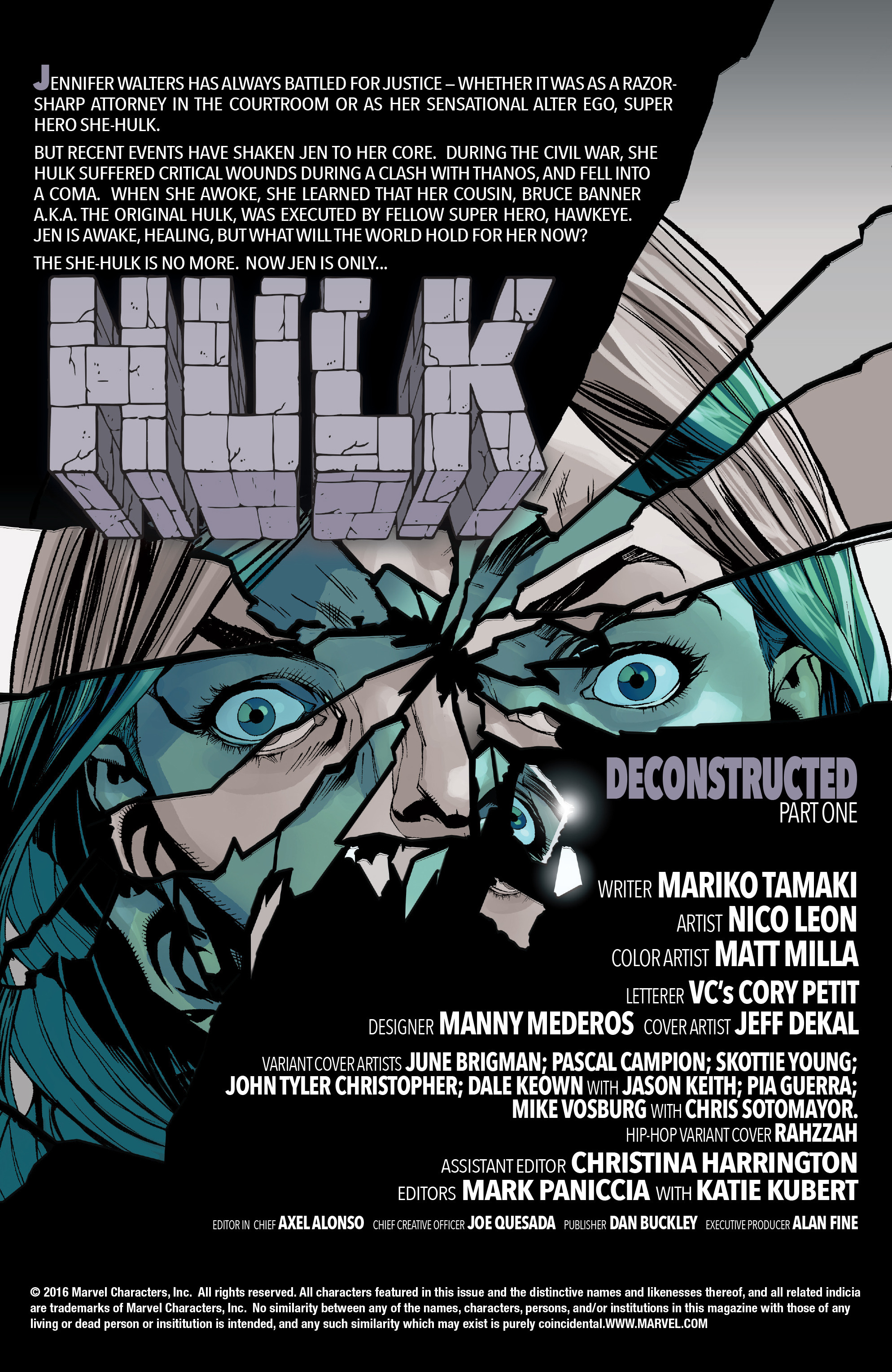 Read online Hulk (2016) comic -  Issue #1 - 2