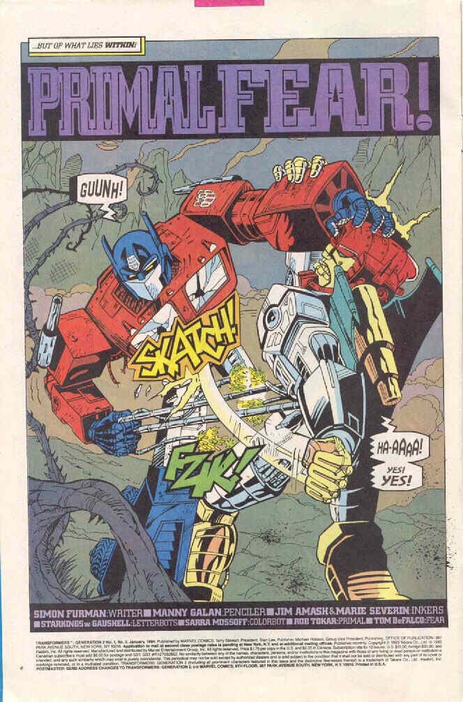 Read online Transformers: Generation 2 comic -  Issue #3 - 4