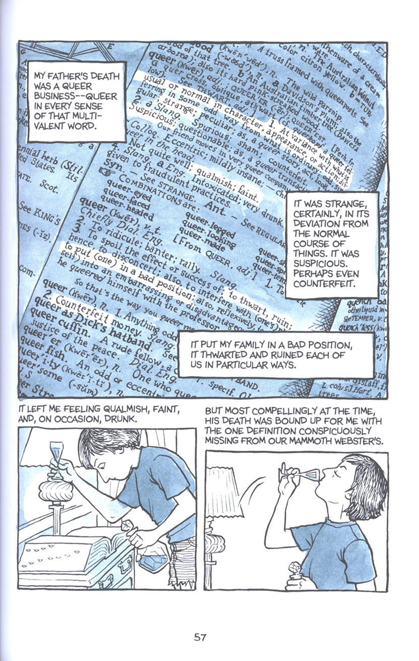 Read online Fun Home: A Family Tragicomic comic -  Issue # TPB - 64