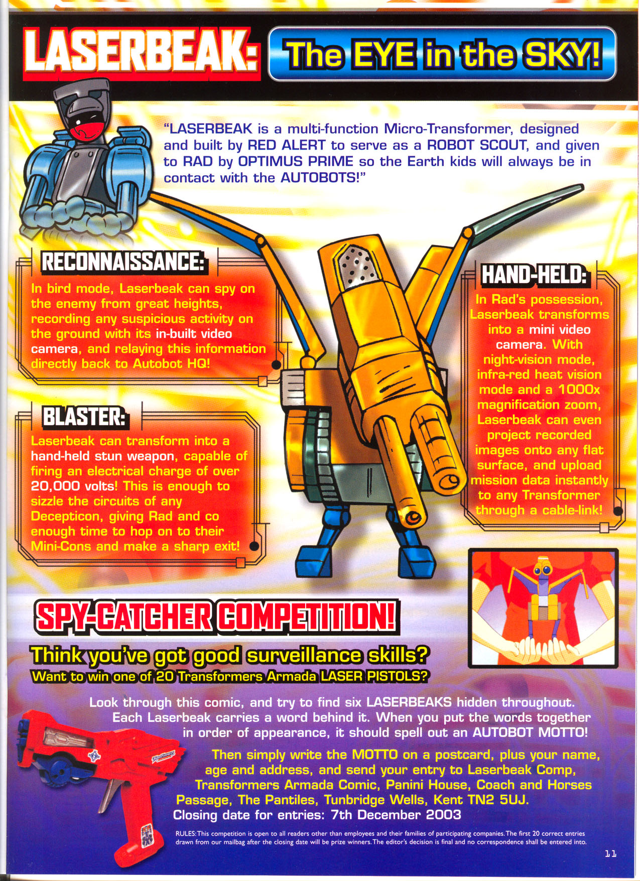 Read online Transformers: Armada (2003) comic -  Issue #8 - 10