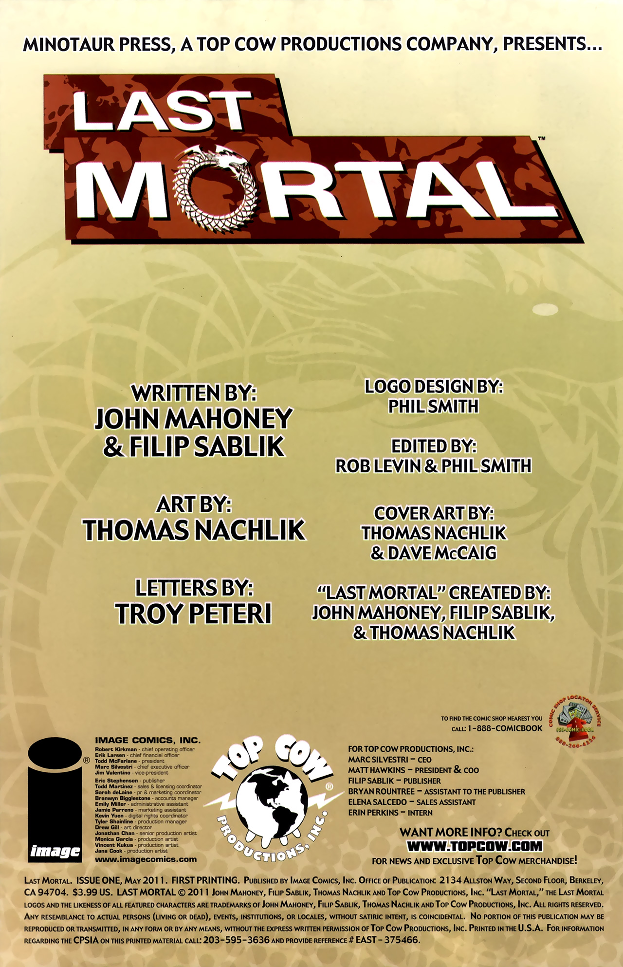 Read online Last Mortal comic -  Issue #1 - 2