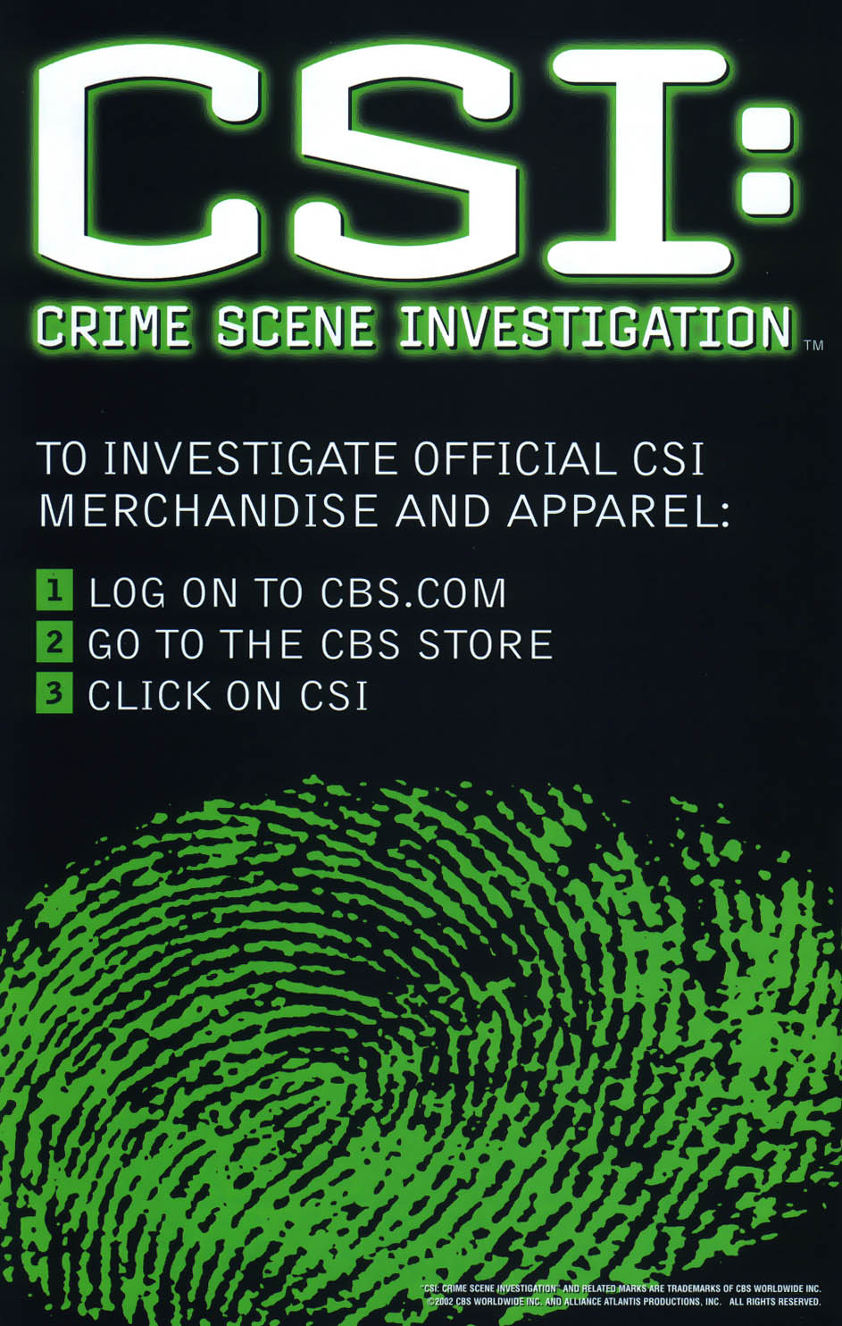 Read online CSI: Crime Scene Investigation comic -  Issue #1 - 32