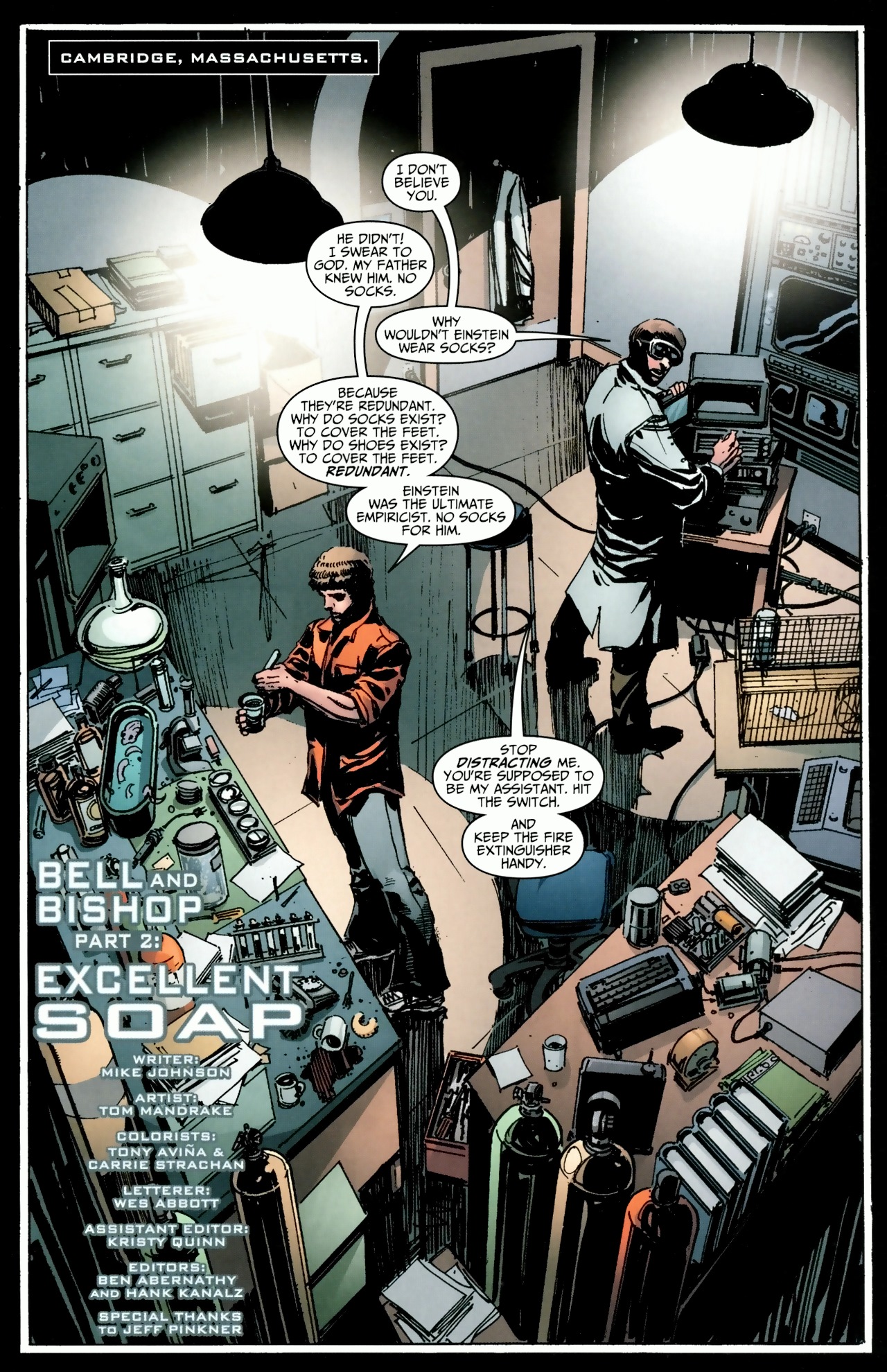 Read online Fringe comic -  Issue #2 - 2