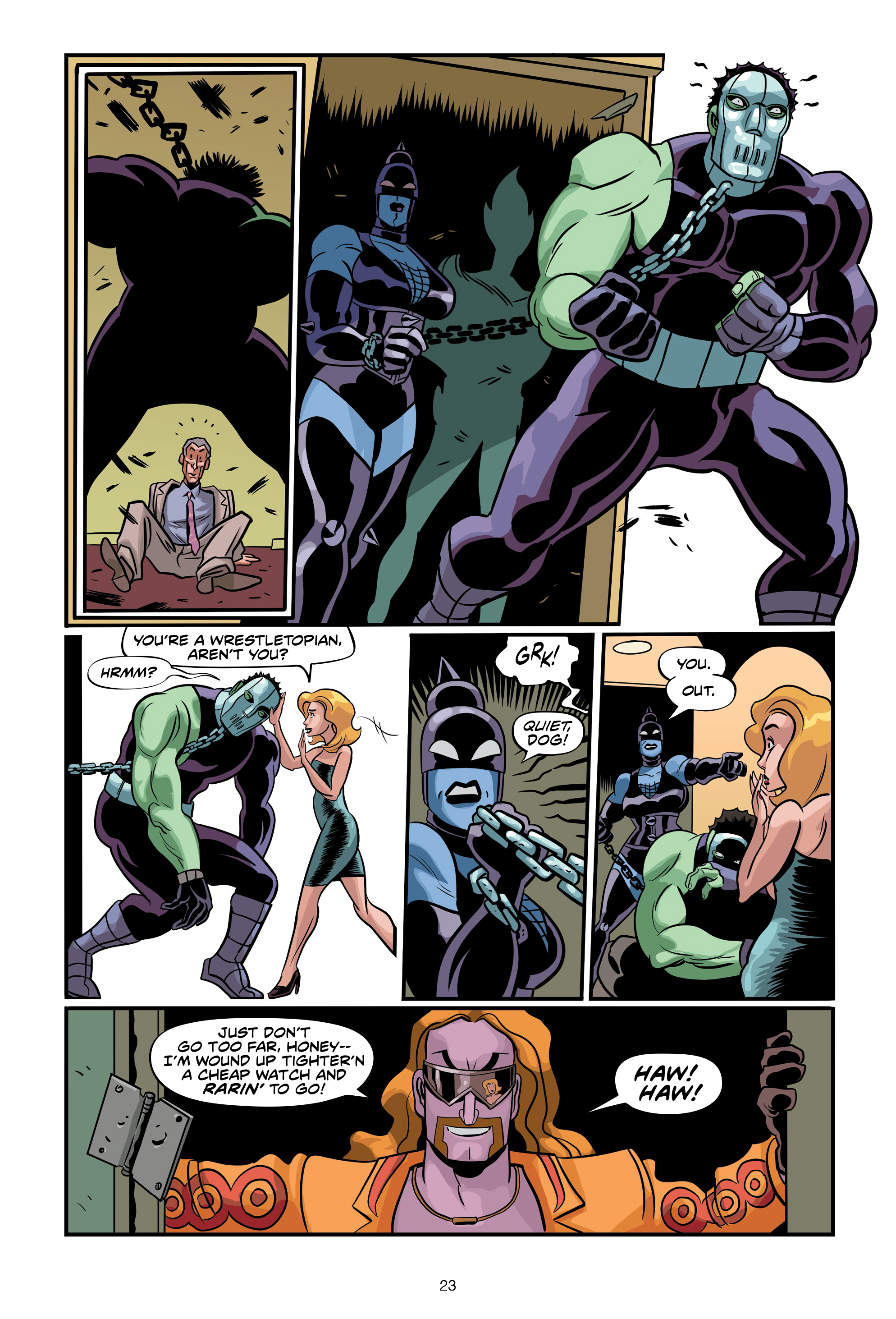 Read online Invasion from Planet Wrestletopia comic -  Issue #3 - 23