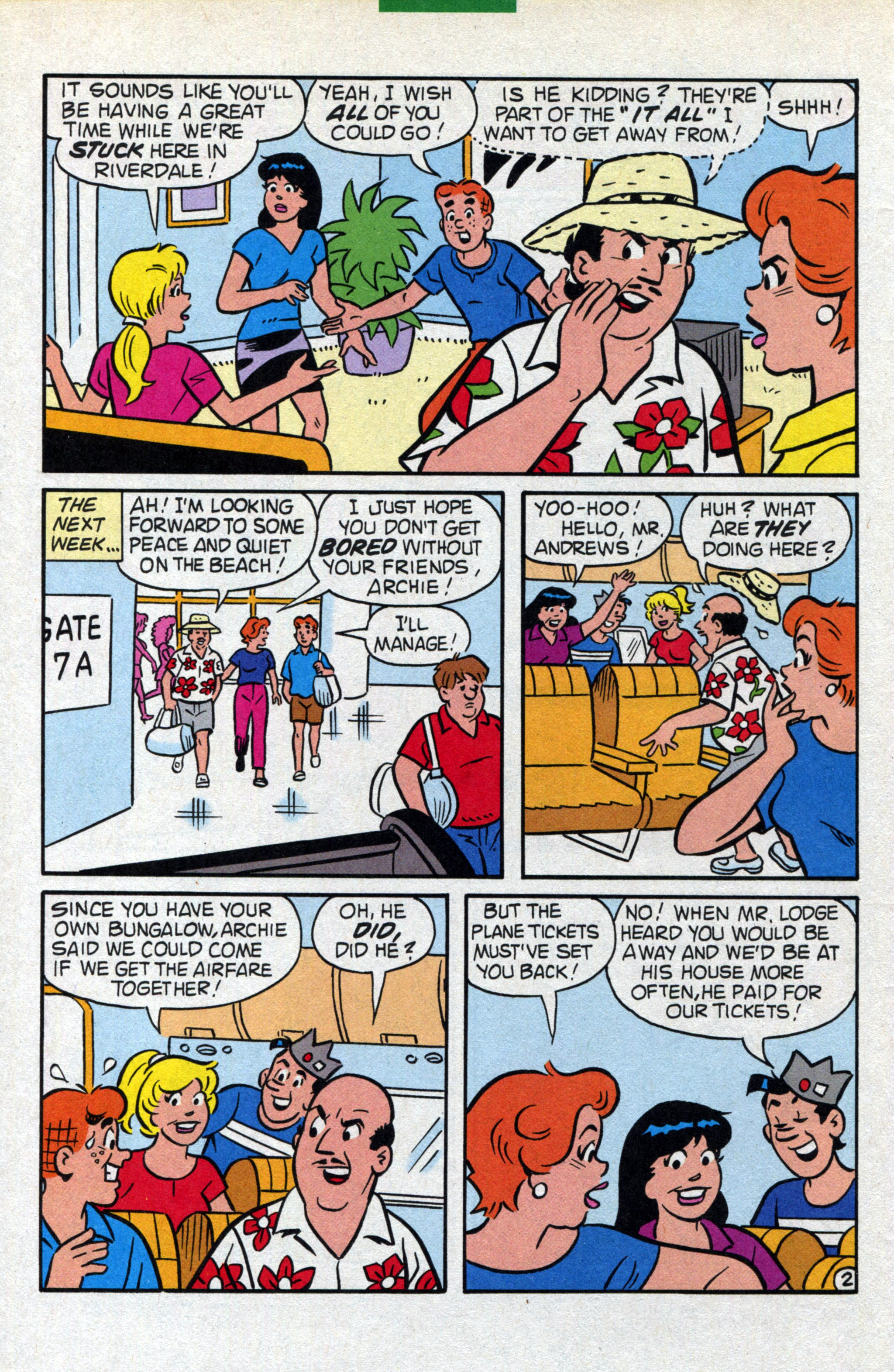 Read online Archie's Vacation Special comic -  Issue #8 - 4