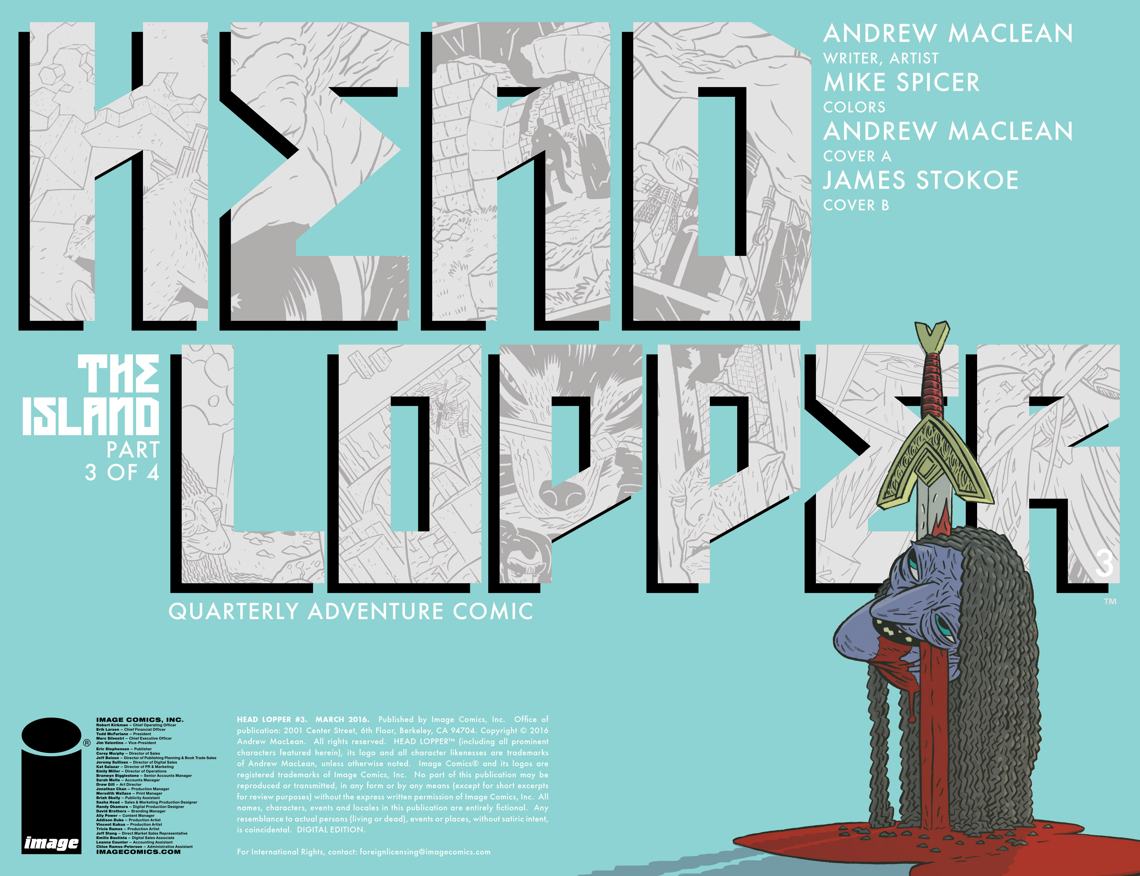 Read online Head Lopper comic -  Issue #3 - 2