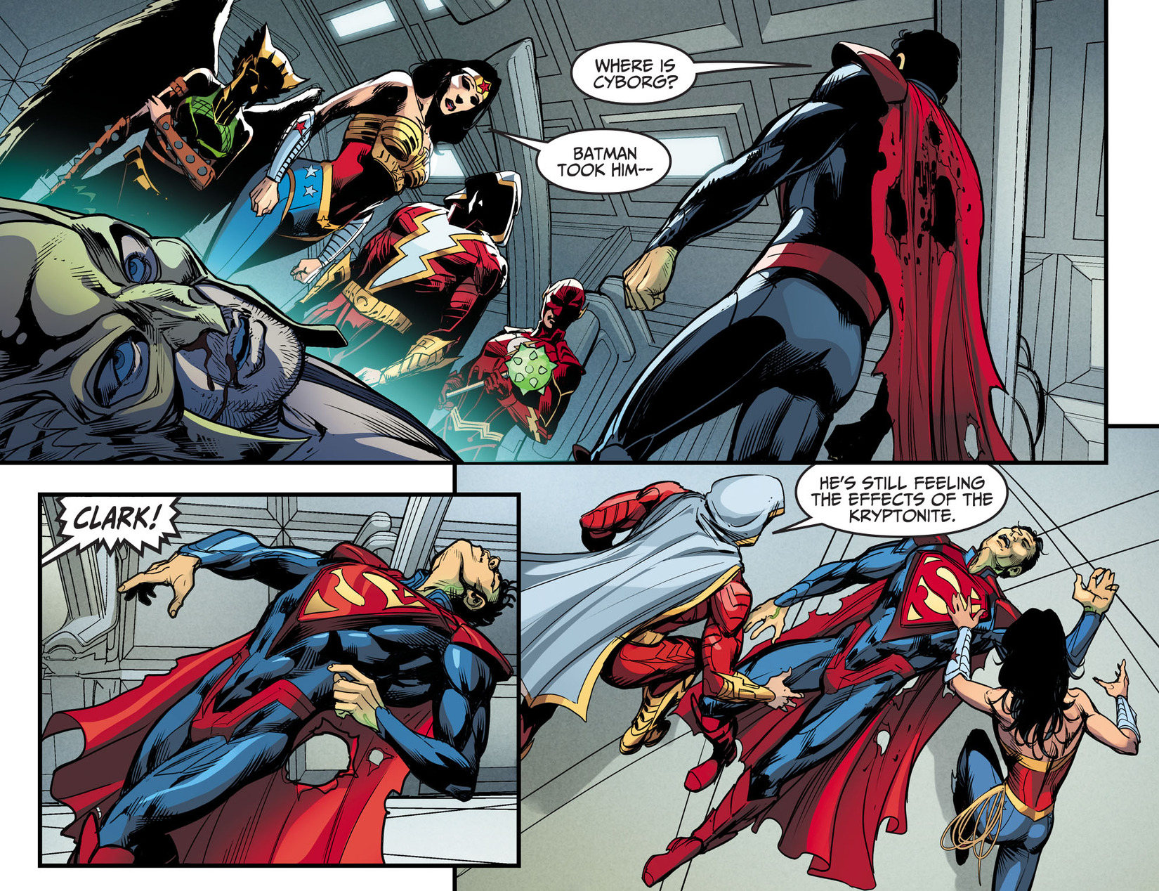 Read online Injustice: Gods Among Us: Year Five comic -  Issue #32 - 19