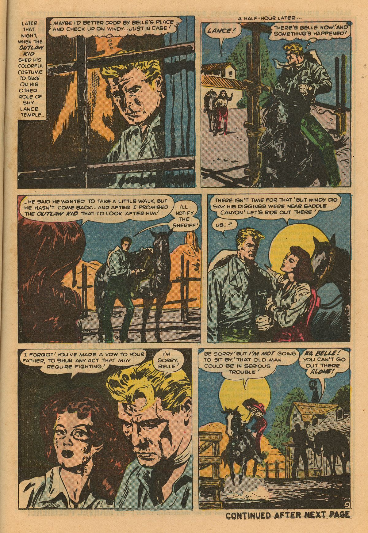 Read online The Outlaw Kid (1970) comic -  Issue #21 - 21
