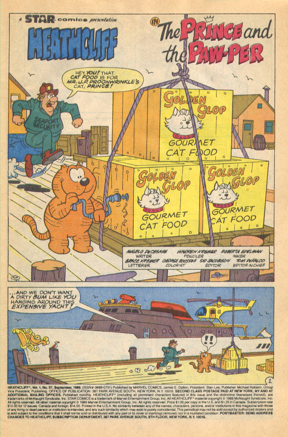 Read online Heathcliff comic -  Issue #37 - 3