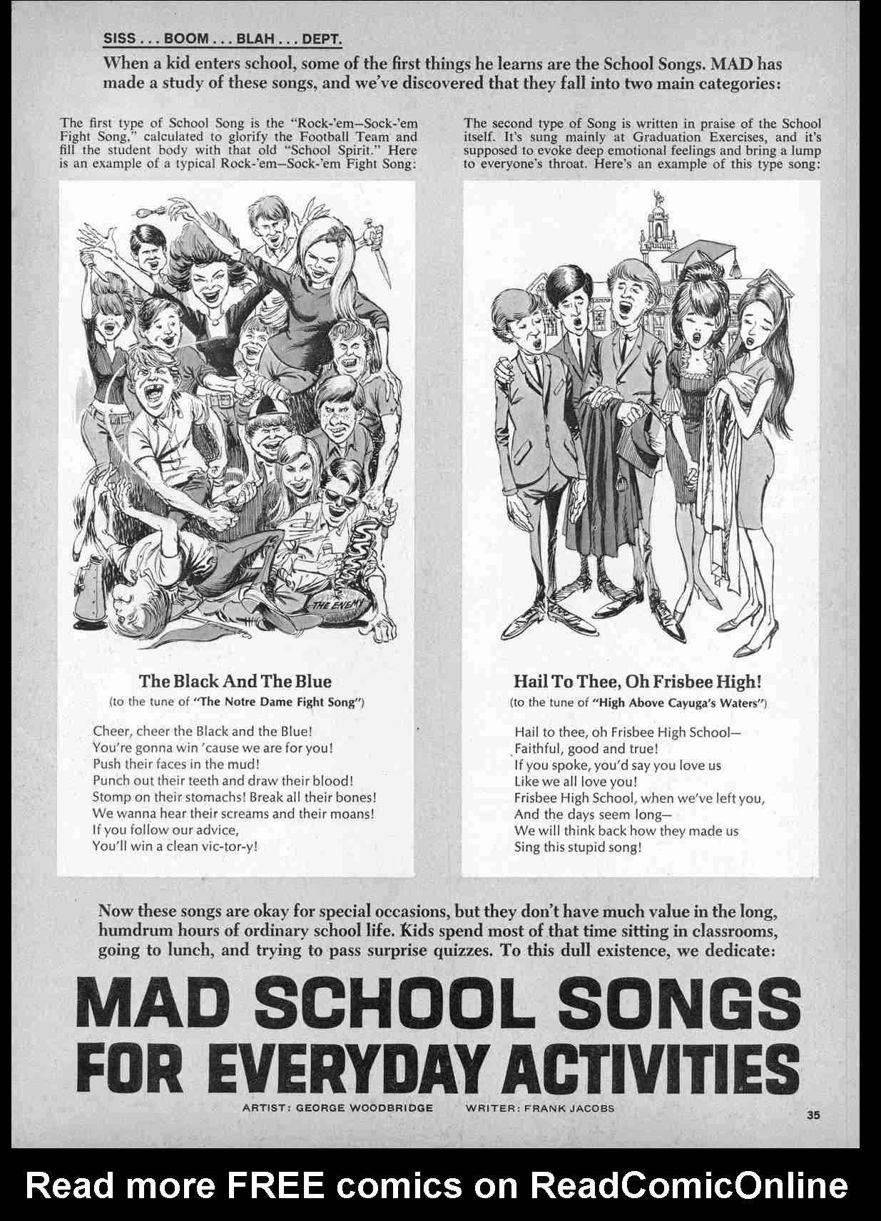 Read online MAD comic -  Issue #109 - 37