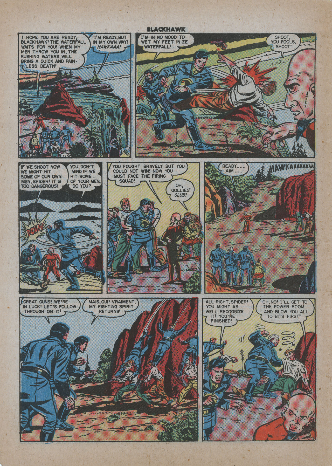 Read online Blackhawk (1957) comic -  Issue #40 - 49