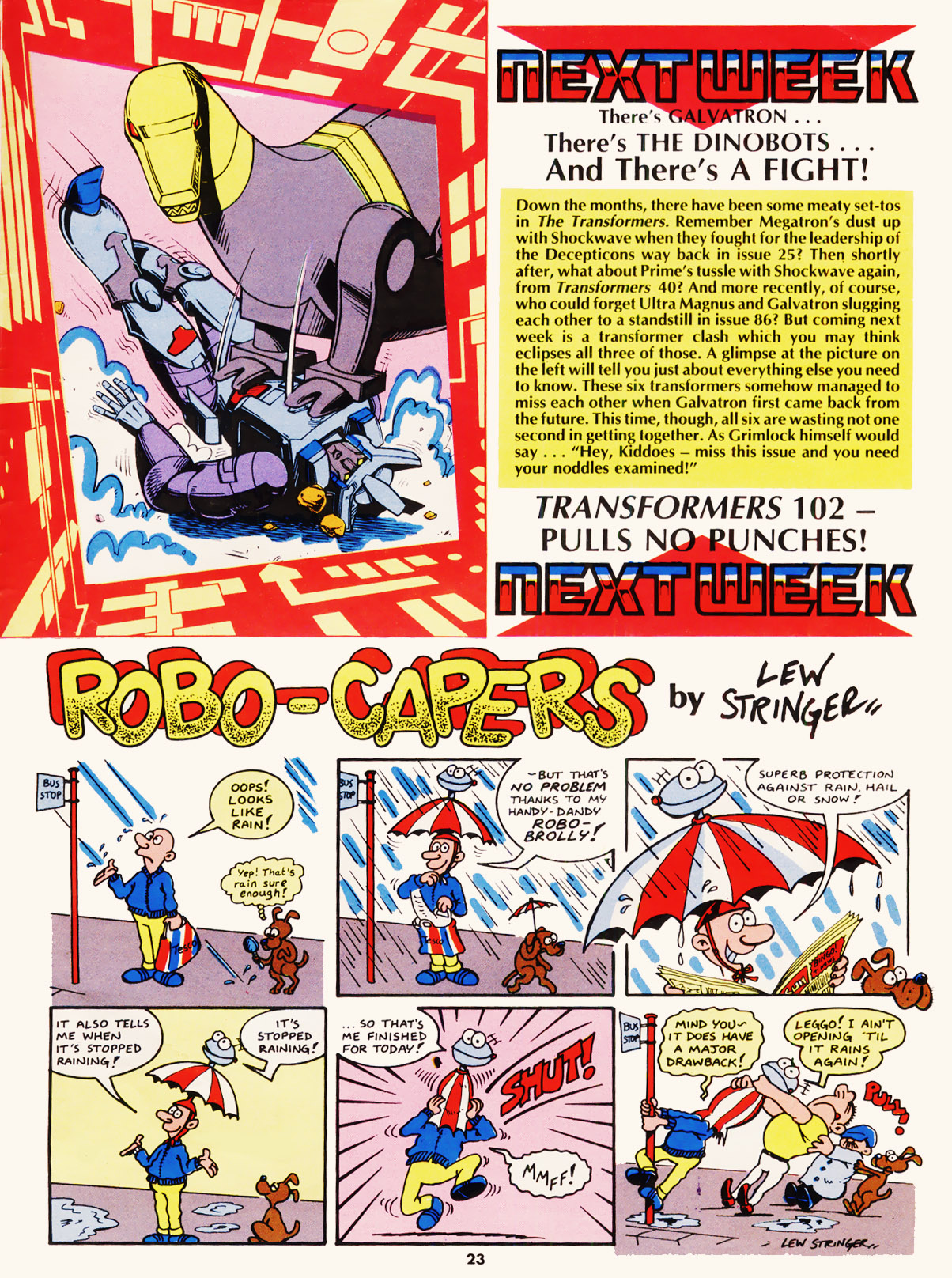 Read online The Transformers (UK) comic -  Issue #101 - 16