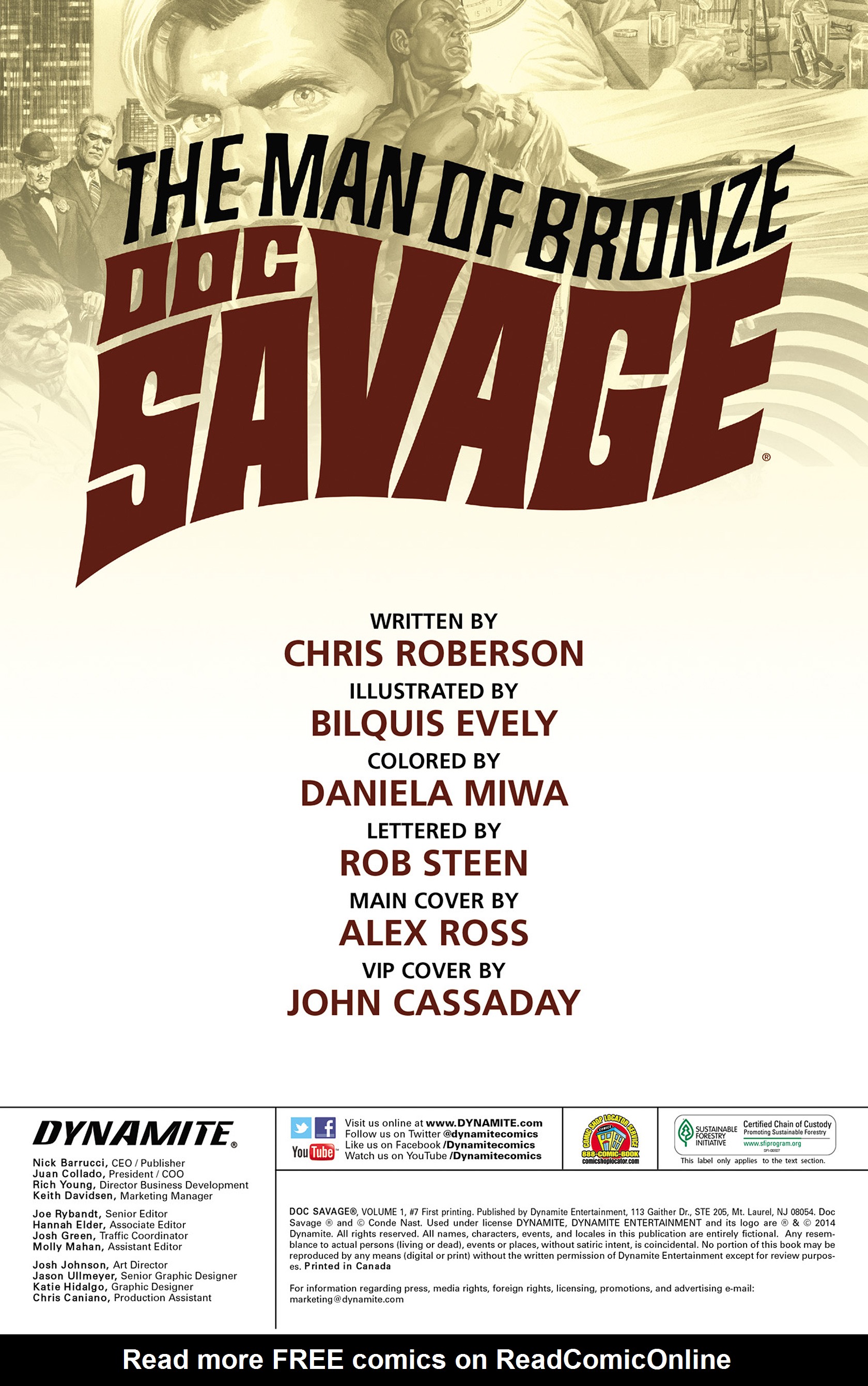 Read online Doc Savage (2013) comic -  Issue #7 - 2