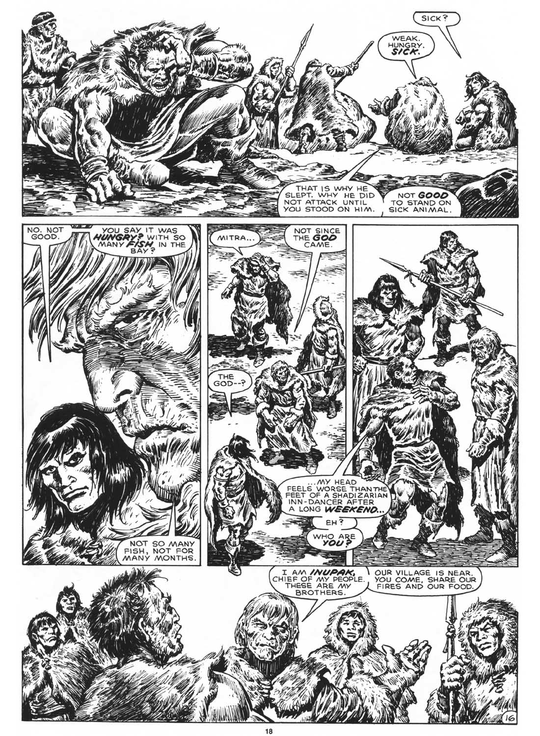 Read online The Savage Sword Of Conan comic -  Issue #168 - 20