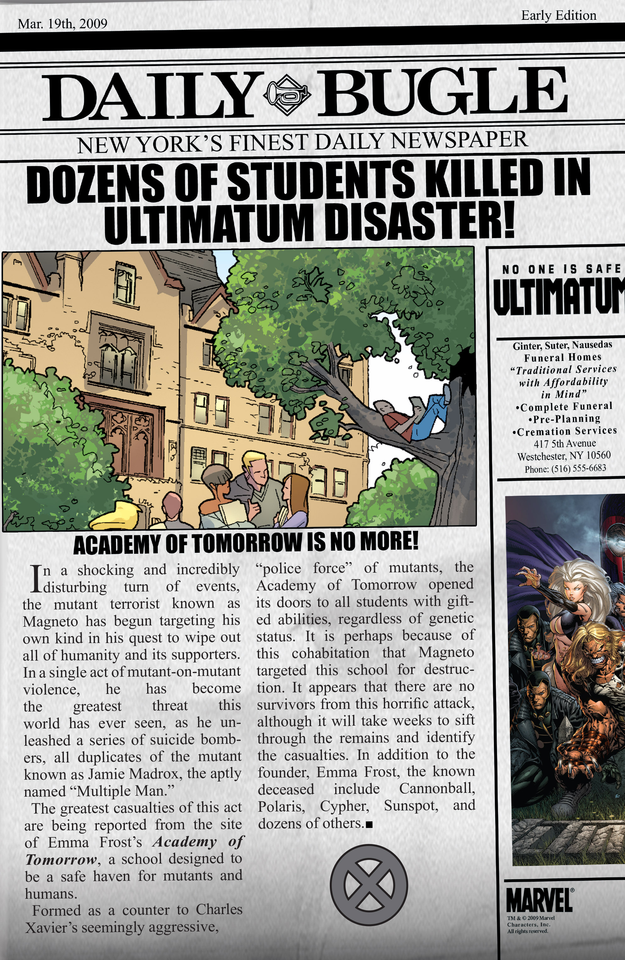 Read online Ultimatum: Requiem comic -  Issue # TPB - 124