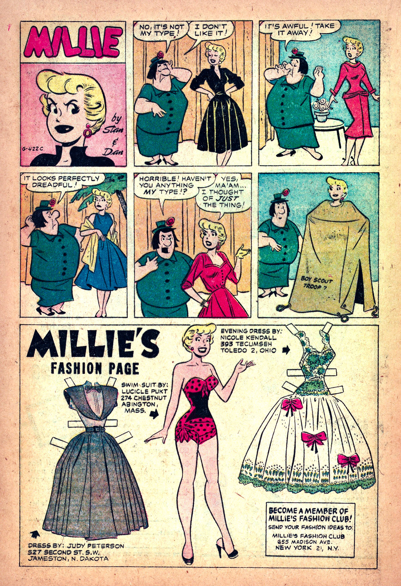 Read online Millie the Model comic -  Issue #62 - 20