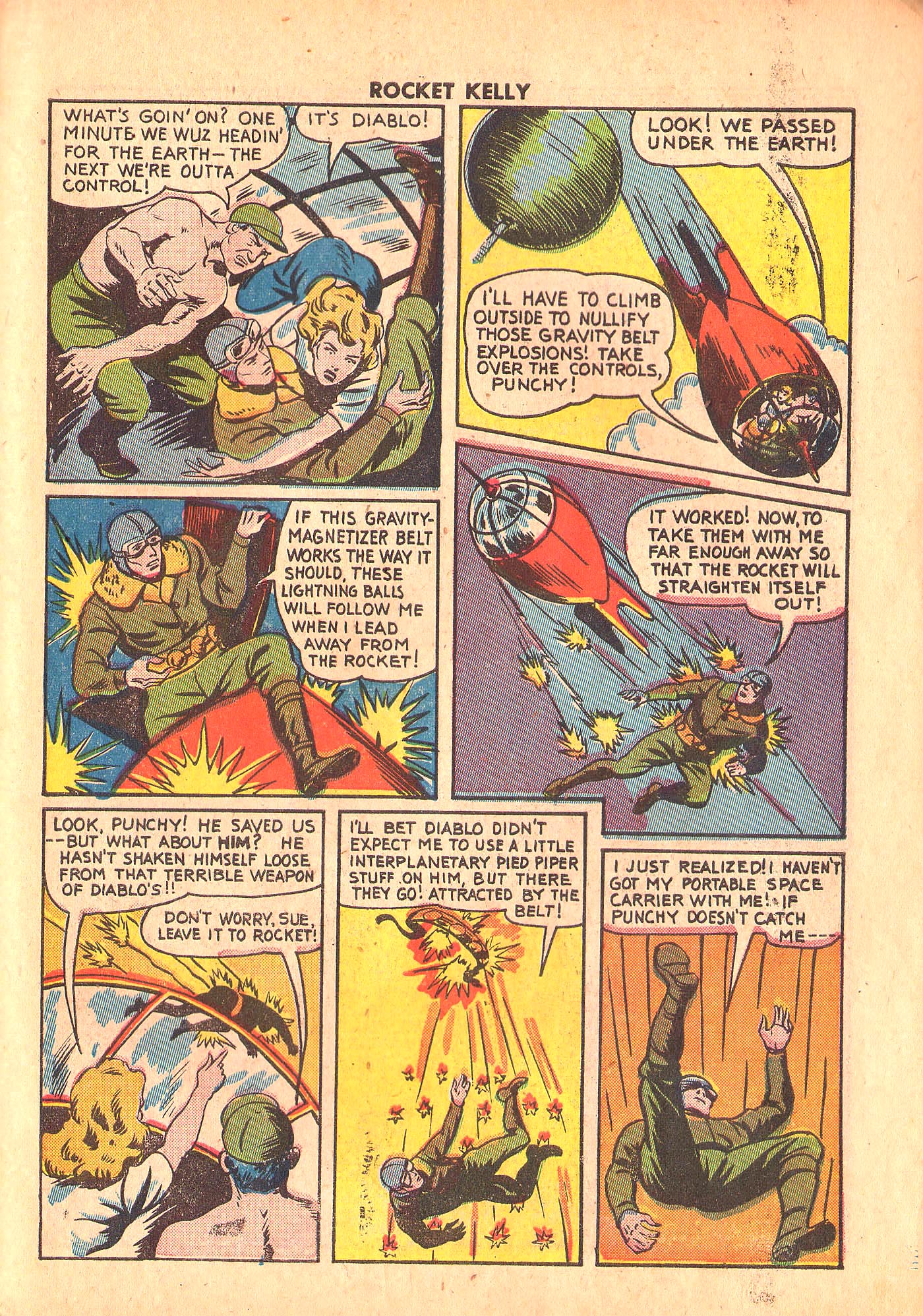 Read online Rocket Kelly (1945) comic -  Issue #1 - 27