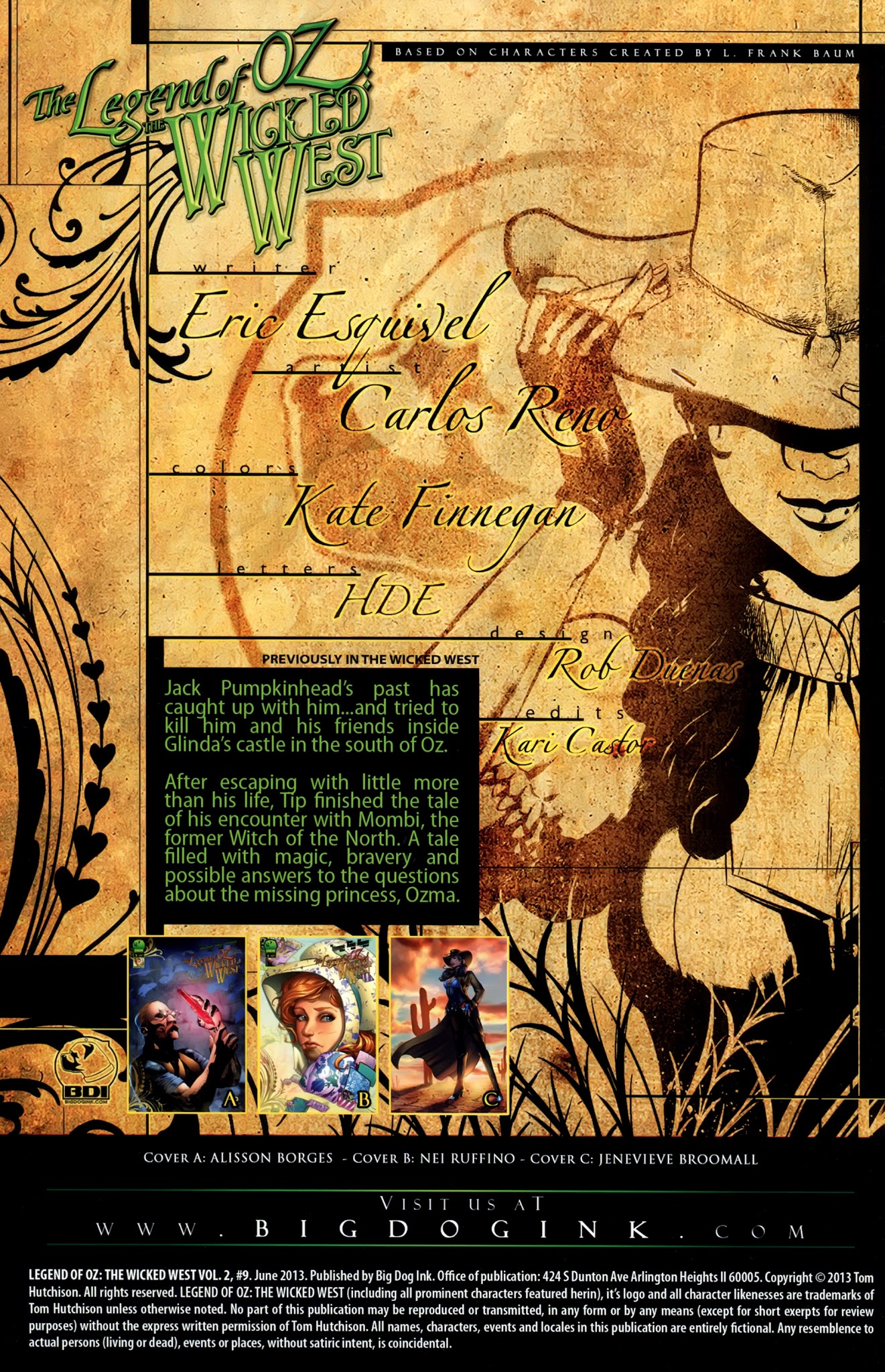 Read online Legend of Oz: The Wicked West comic -  Issue #9 - 2