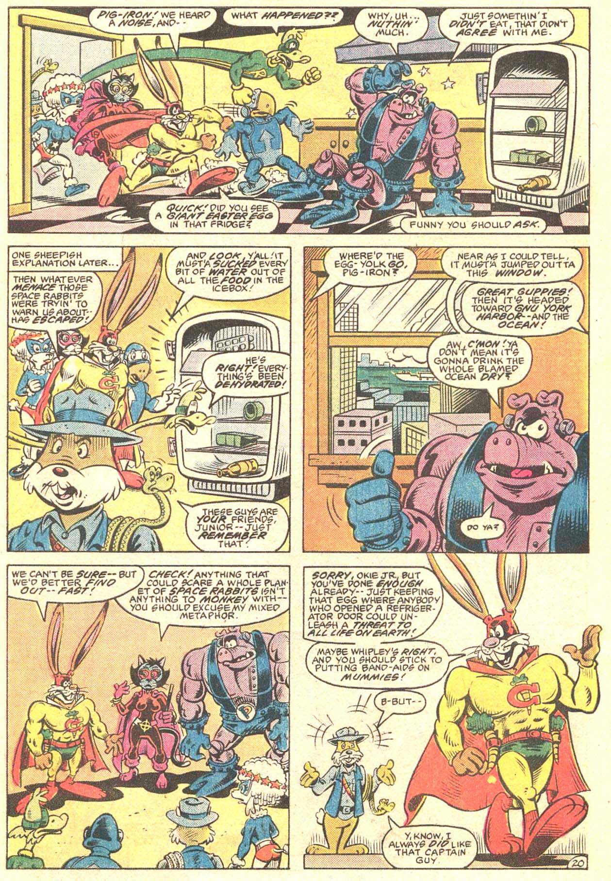 Read online Captain Carrot and His Amazing Zoo Crew! comic -  Issue #5 - 21