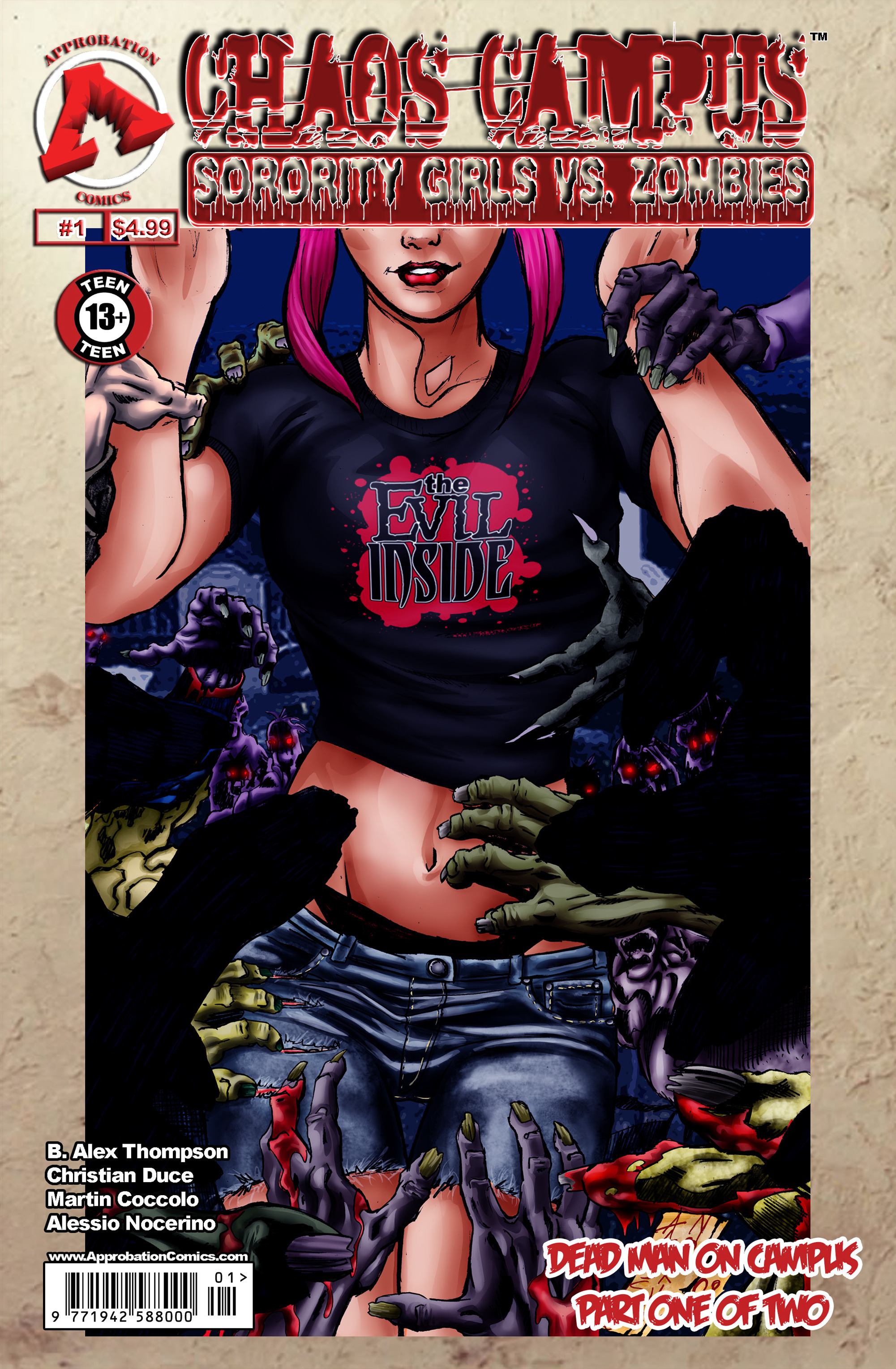 Read online Chaos Campus: Sorority Girls Vs. Zombies comic -  Issue #1 - 1