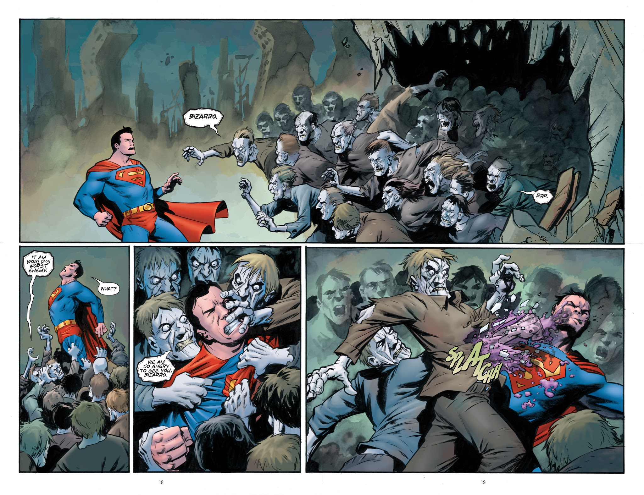 Read online Superman: Escape From Bizarro World comic -  Issue # TPB - 17