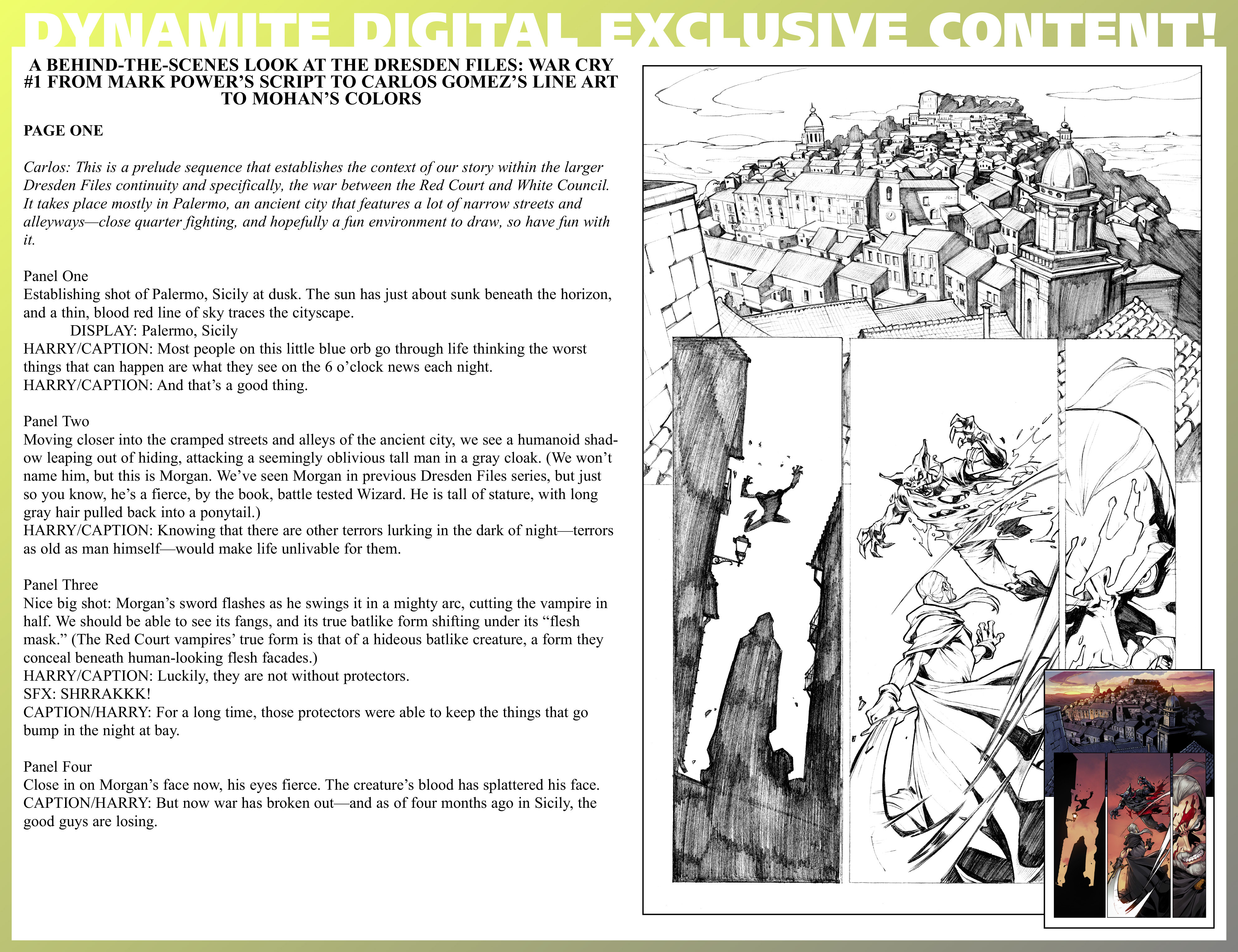 Read online Jim Butcher's The Dresden Files: War Cry comic -  Issue #1 - 34