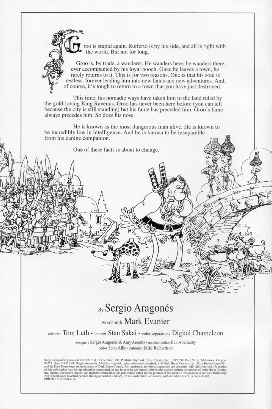 Read online Sergio Aragonés' Groo And Rufferto comic -  Issue #1 - 2