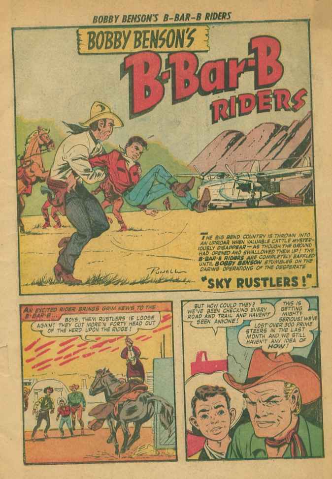 Read online Bobby Benson's B-Bar-B Riders comic -  Issue #9 - 3