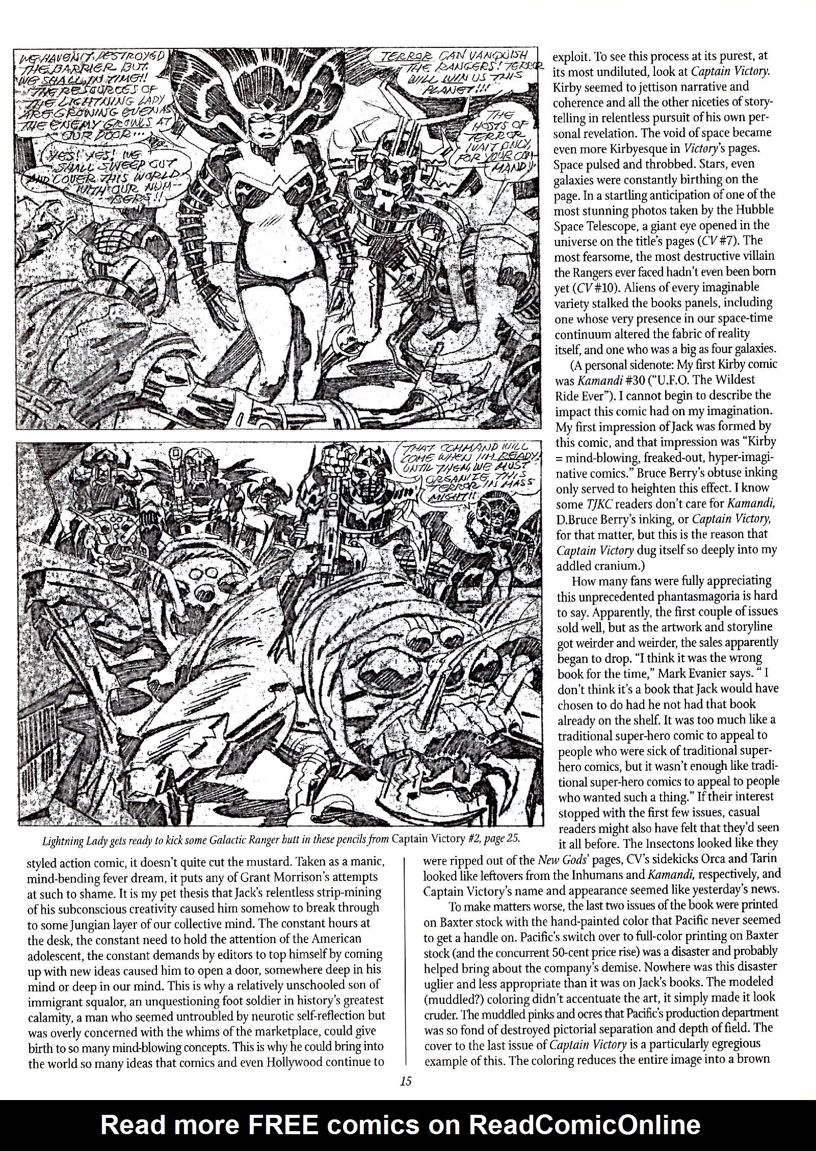 Read online The Jack Kirby Collector comic -  Issue #30 - 15